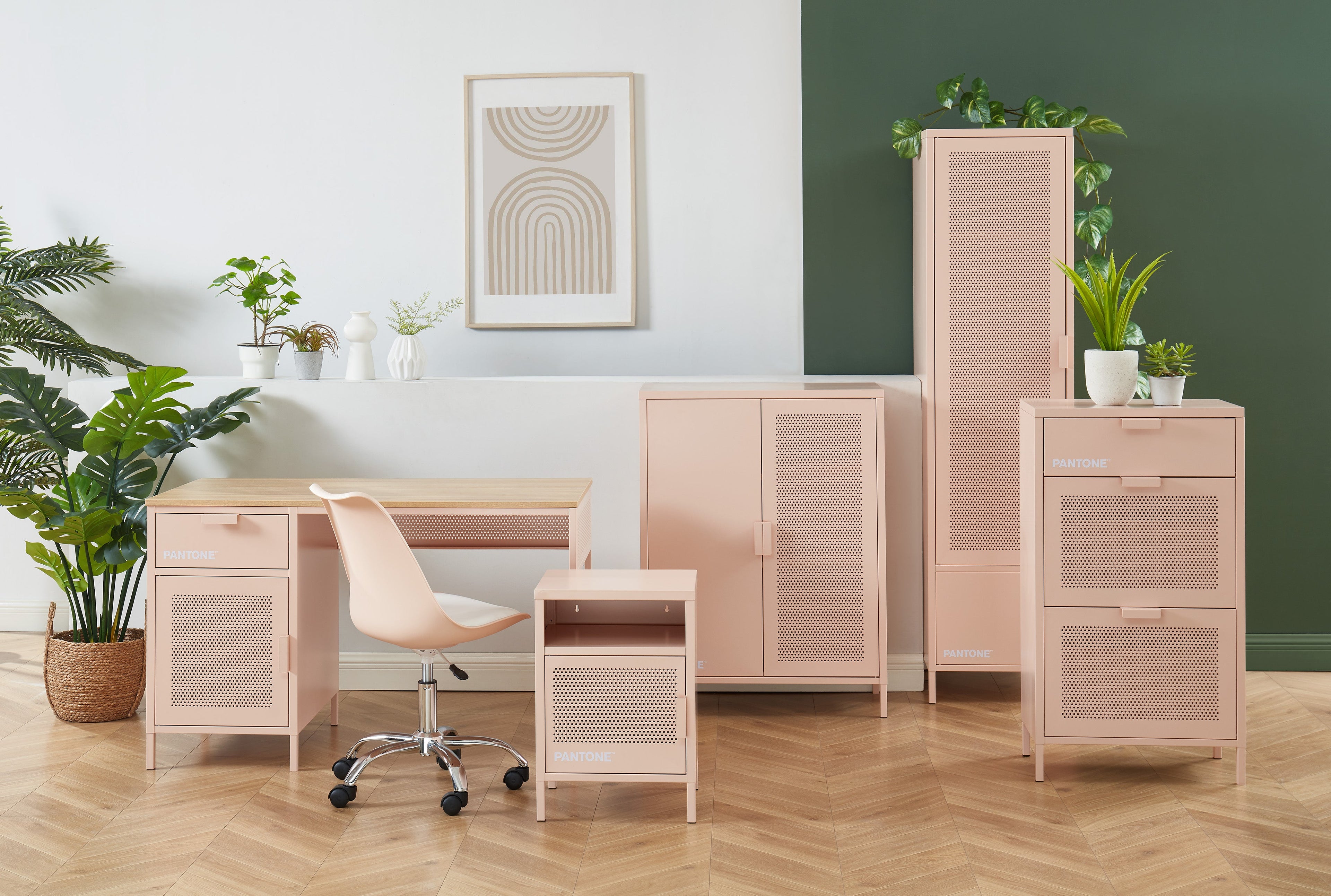 PANTONE® Metal Sideboard – Pink