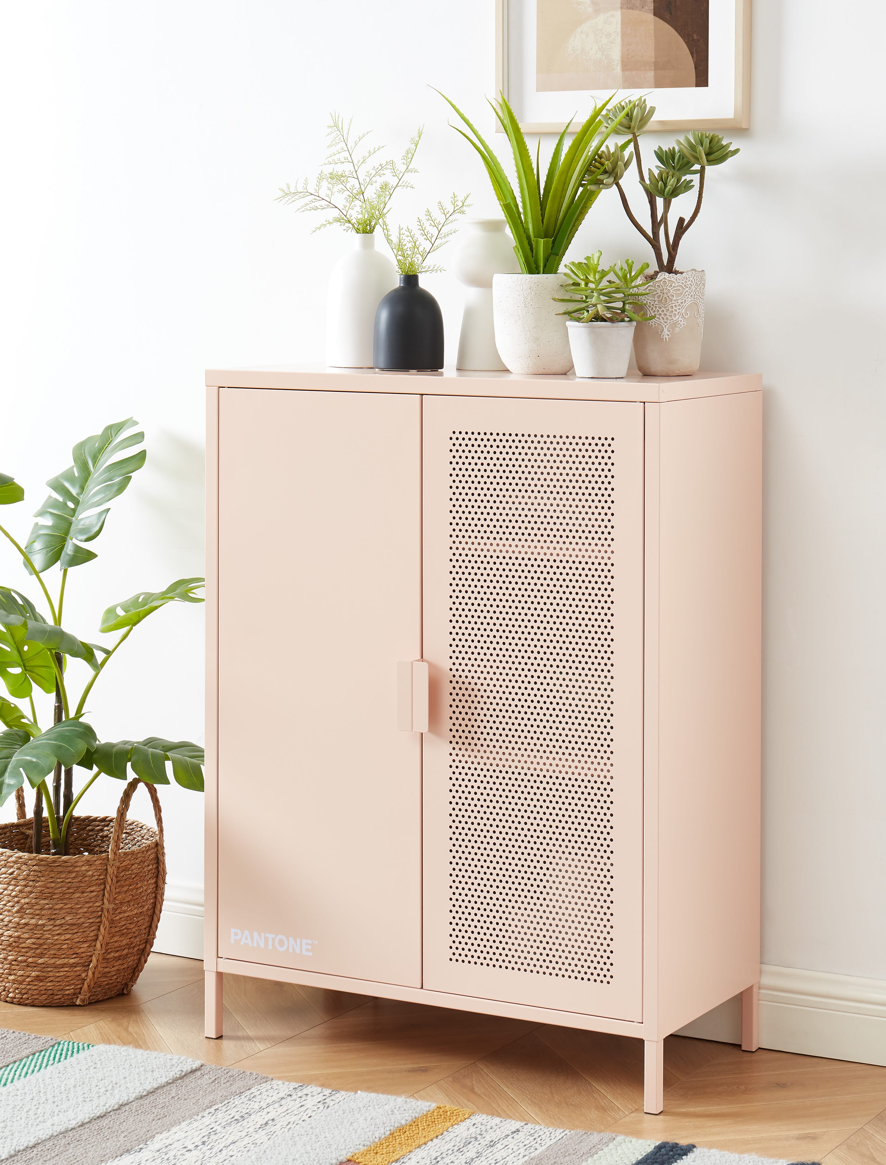 PANTONE® Metal Sideboard – Pink