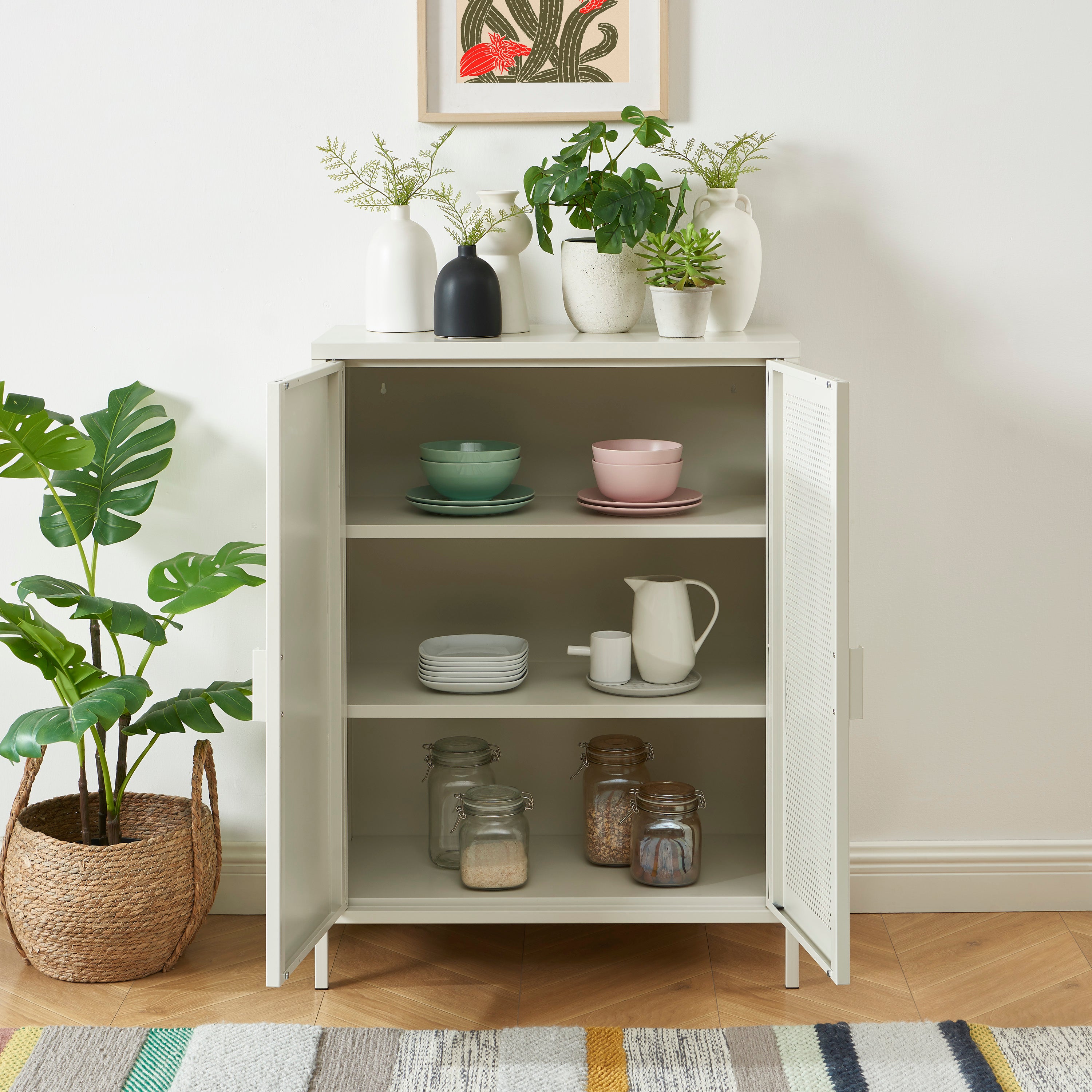 PANTONE® Metal Sideboard – Sand