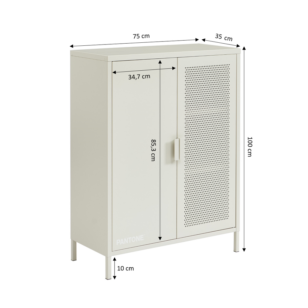 PANTONE® Metal Sideboard – Sand