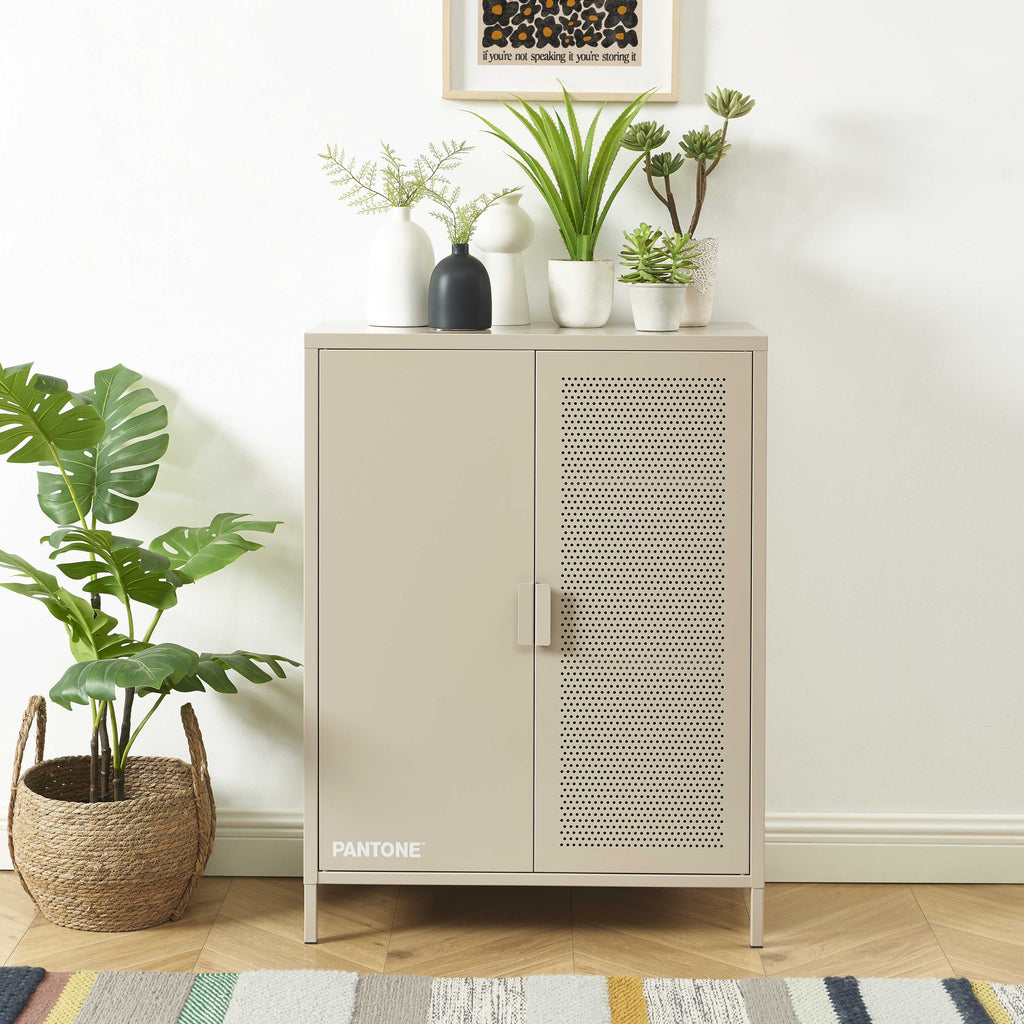 PANTONE® Metal Sideboard – Taupe
