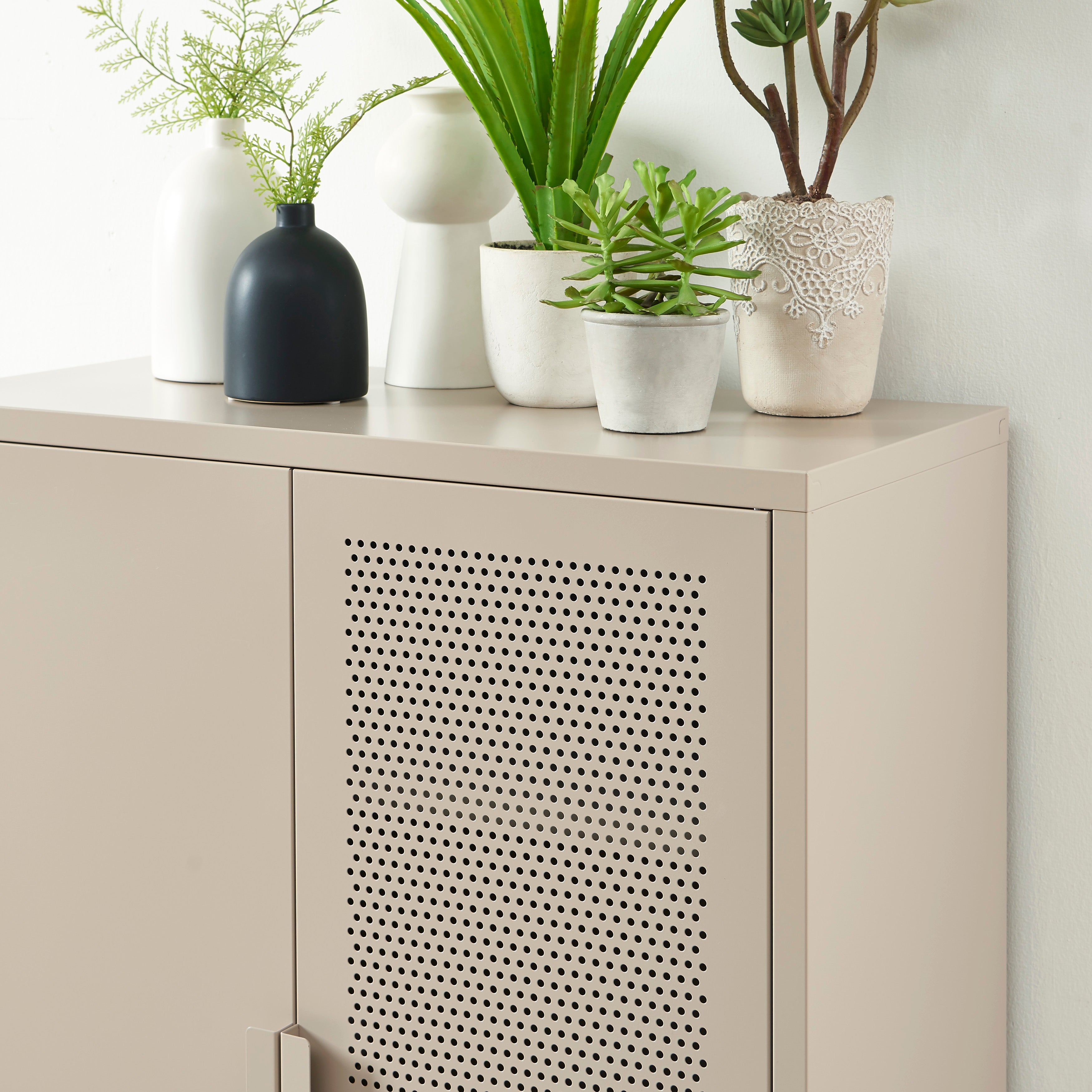 PANTONE® Metal Sideboard – Taupe