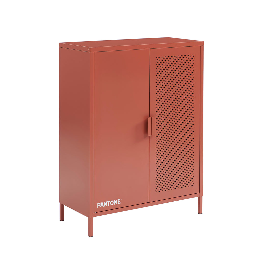 PANTONE® Metal Sideboard – Terracotta