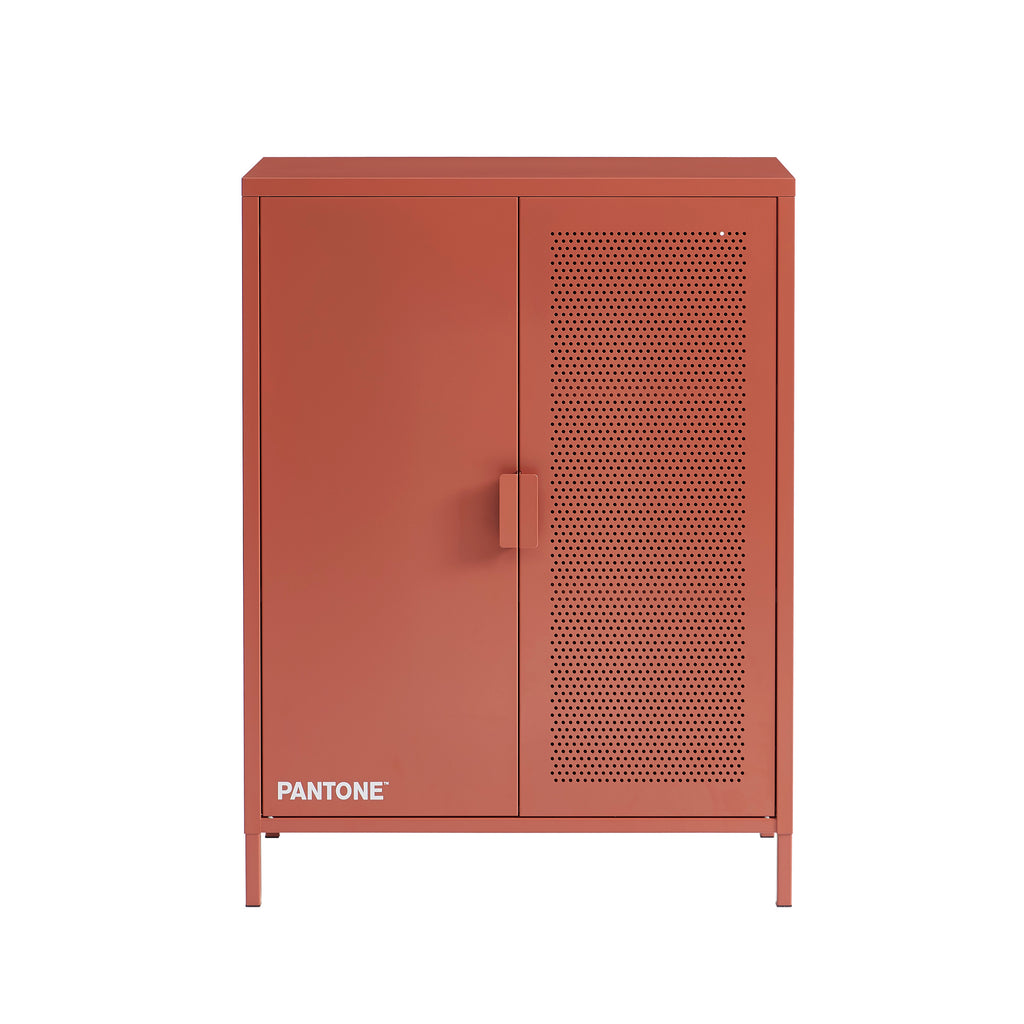 PANTONE® Metal Sideboard – Terracotta