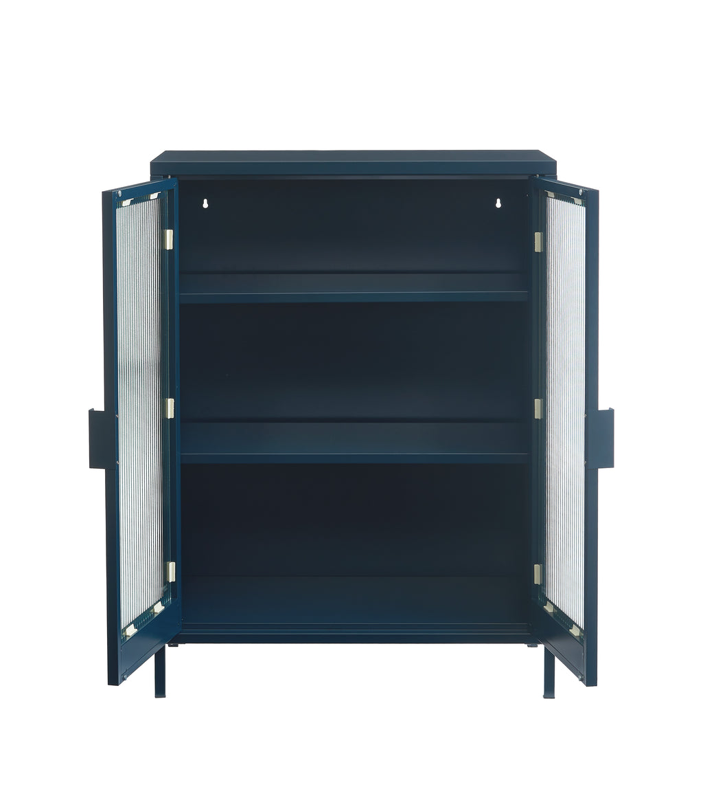 PANTONE® Fluted Glass Sideboard – Midnight blue