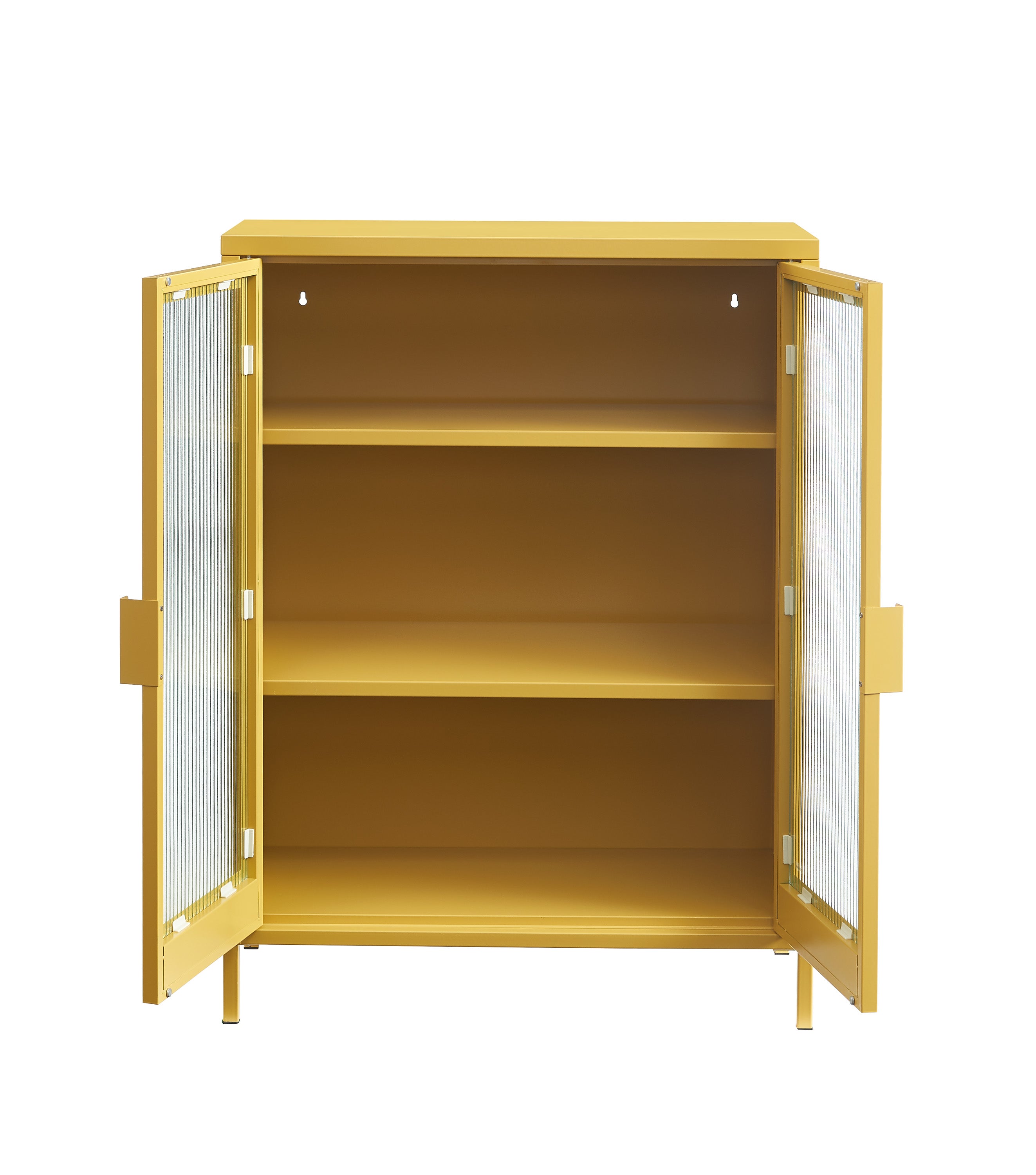 PANTONE® Fluted Glass Sideboard – Mustard