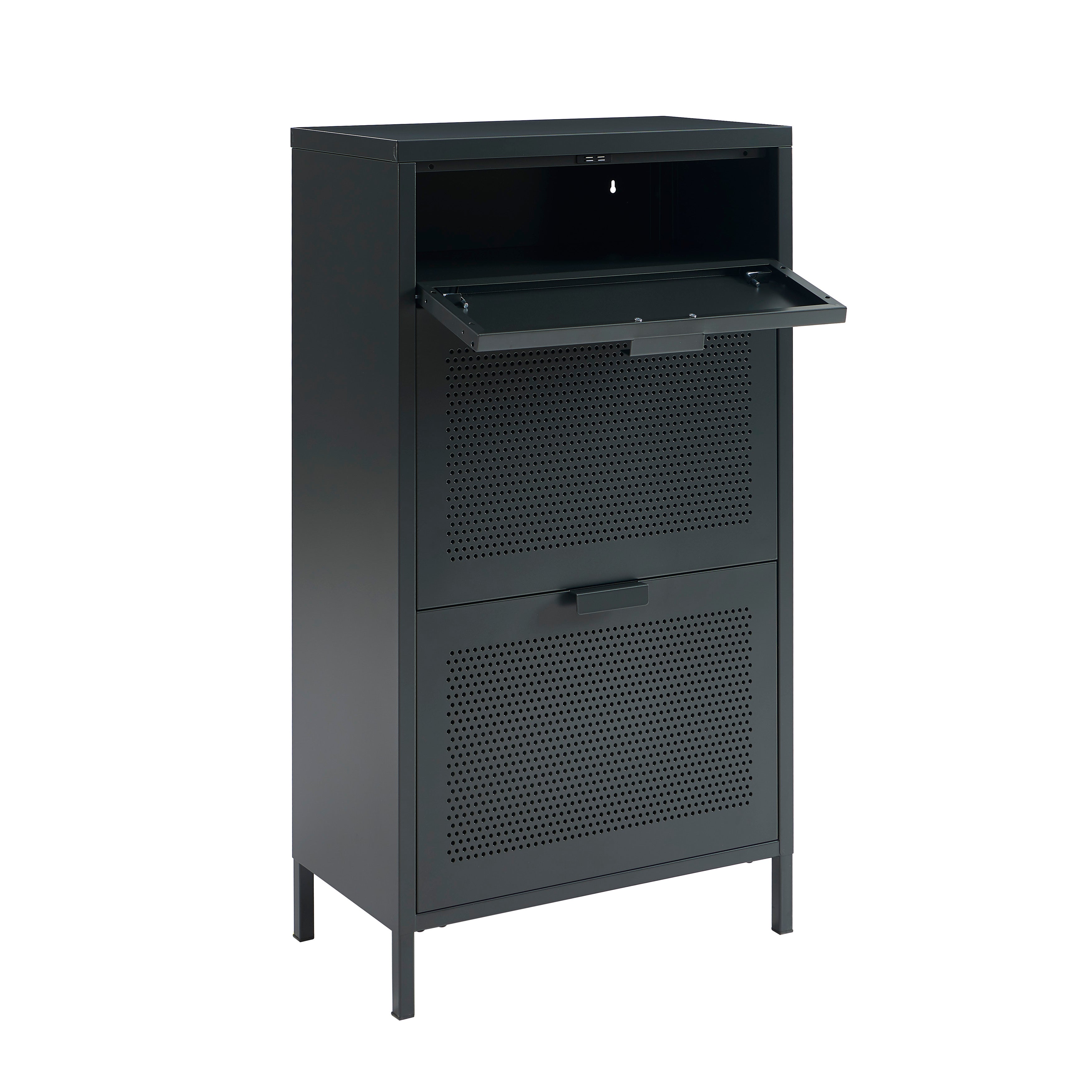 PANTONE® Metal Shoe Cabinet – Anthracite