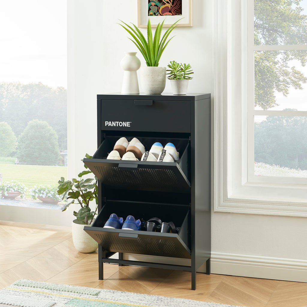 PANTONE® Metal Shoe Cabinet – Anthracite