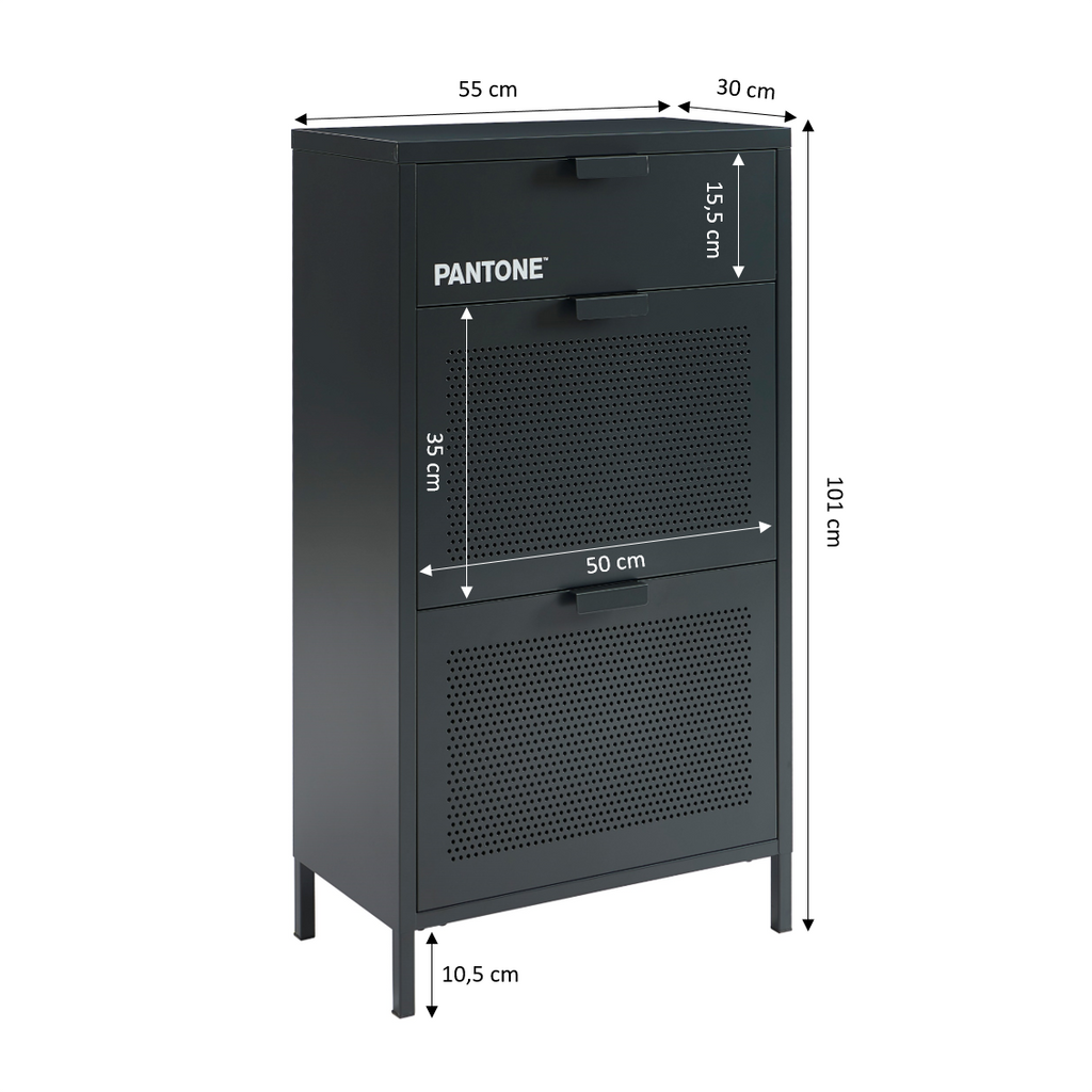 PANTONE® Metal Shoe Cabinet – Anthracite