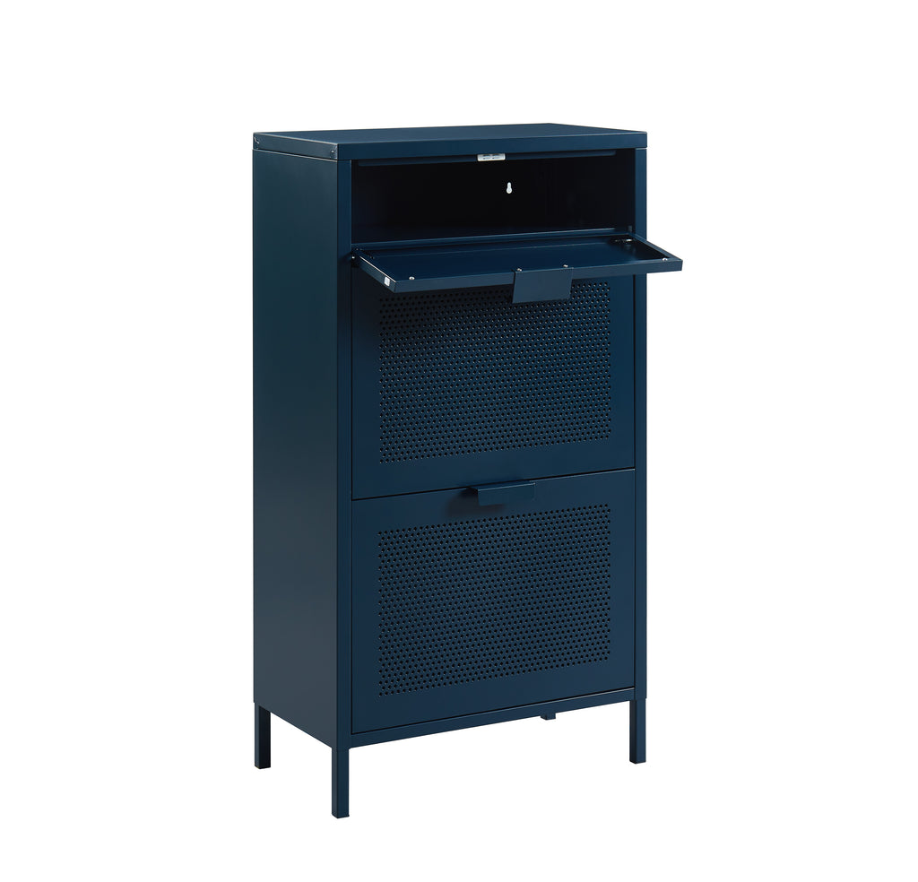 PANTONE® Metal Shoe Cabinet – Midnight blue