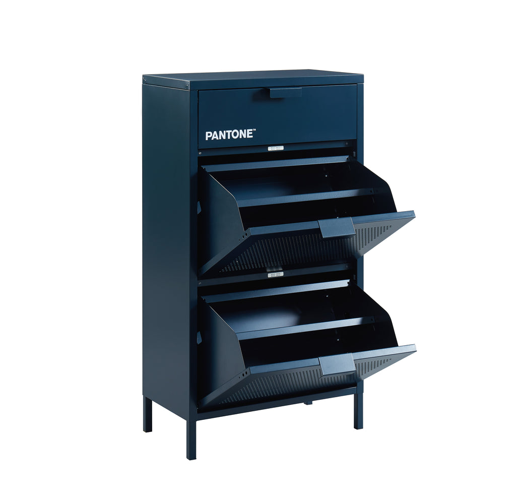 PANTONE® Metal Shoe Cabinet – Midnight blue