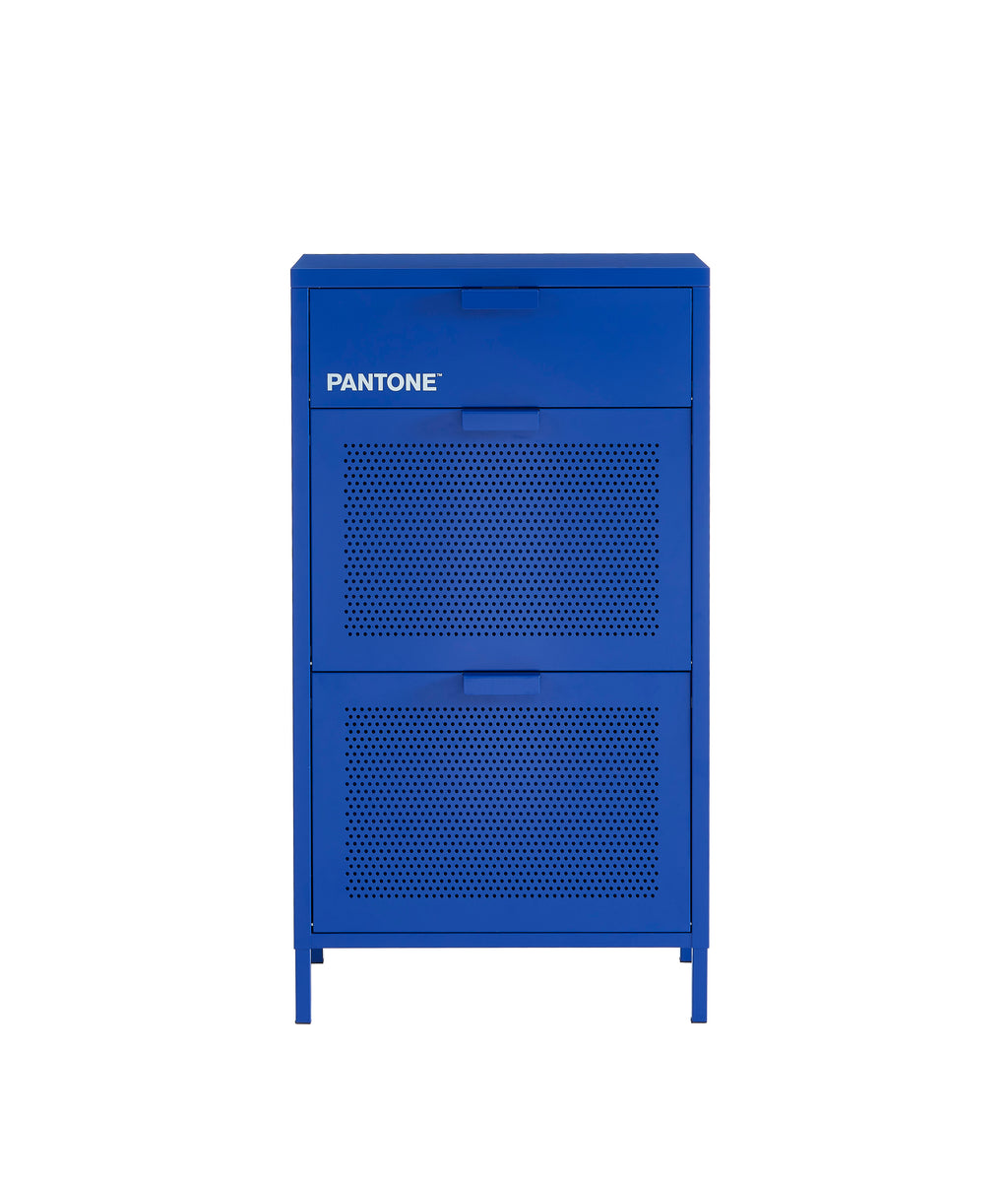 PANTONE® Metal Shoe Cabinet – Electric blue