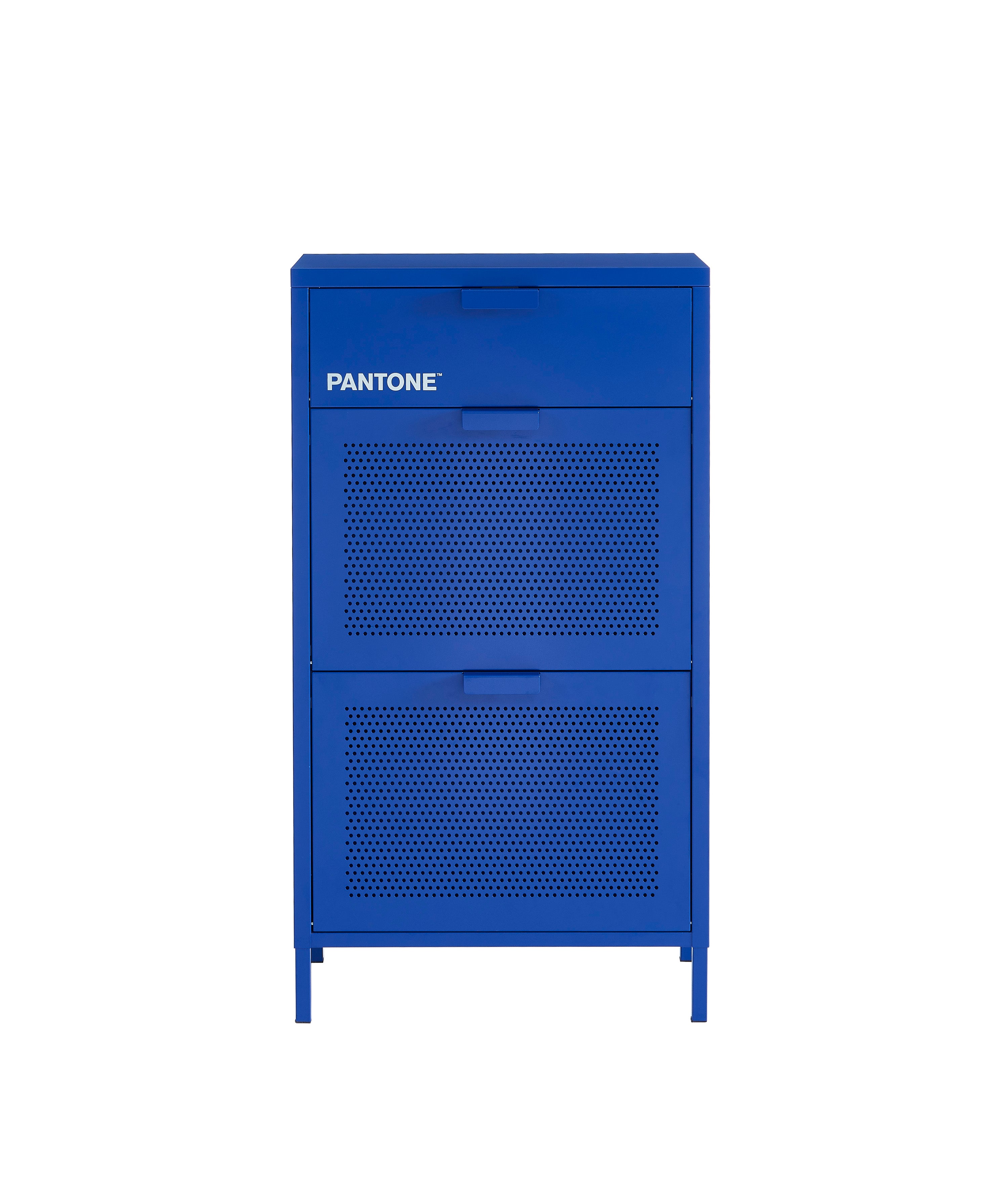 PANTONE® Metal Shoe Cabinet – Electric blue