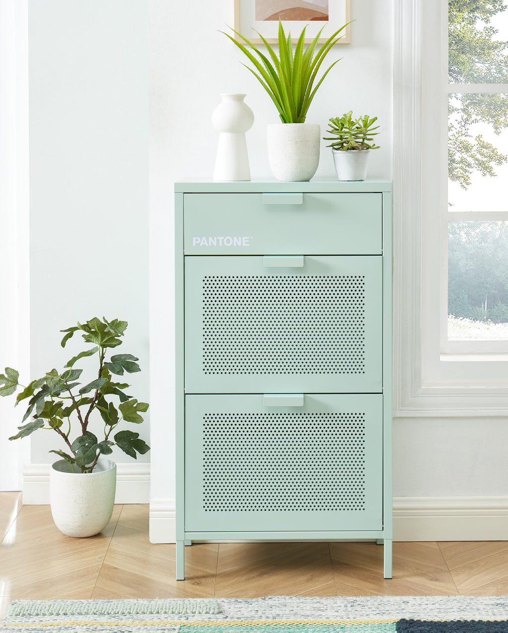 PANTONE® Metal Shoe Cabinet