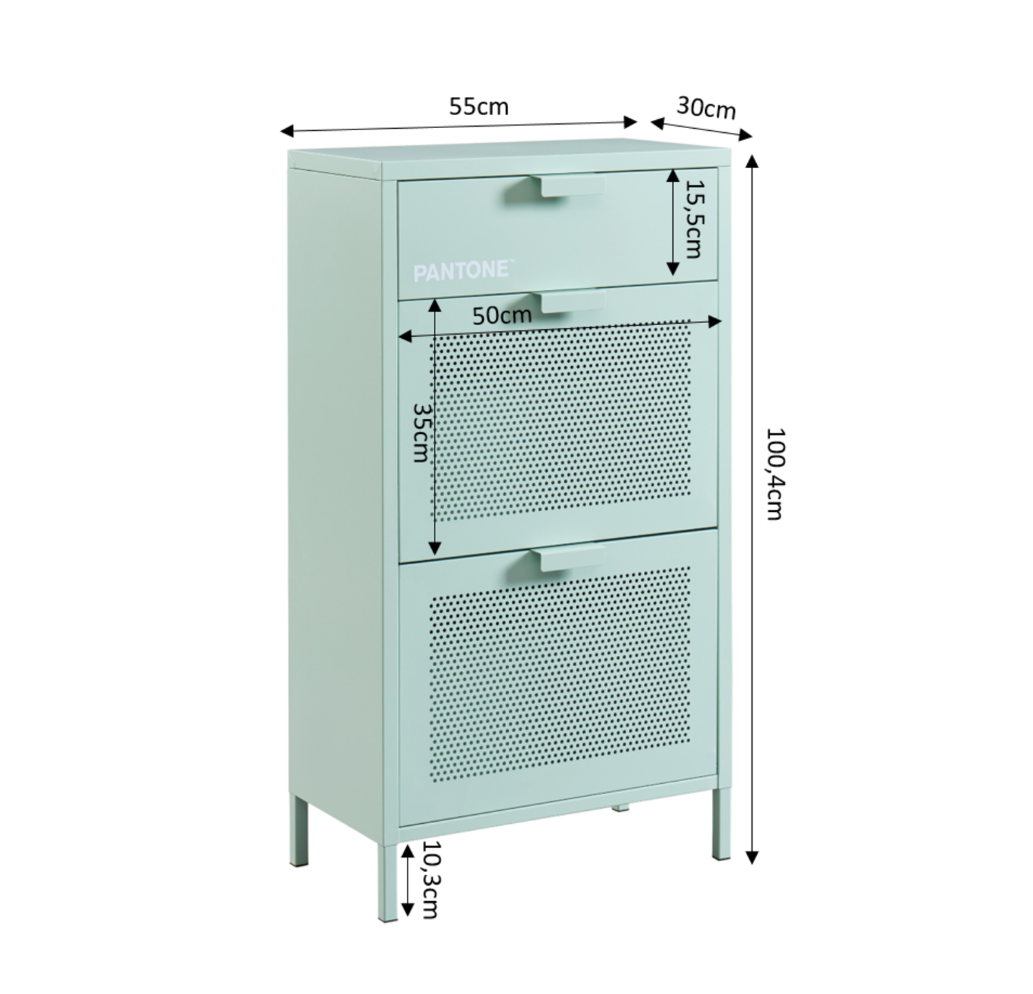 PANTONE® Metal Shoe Cabinet