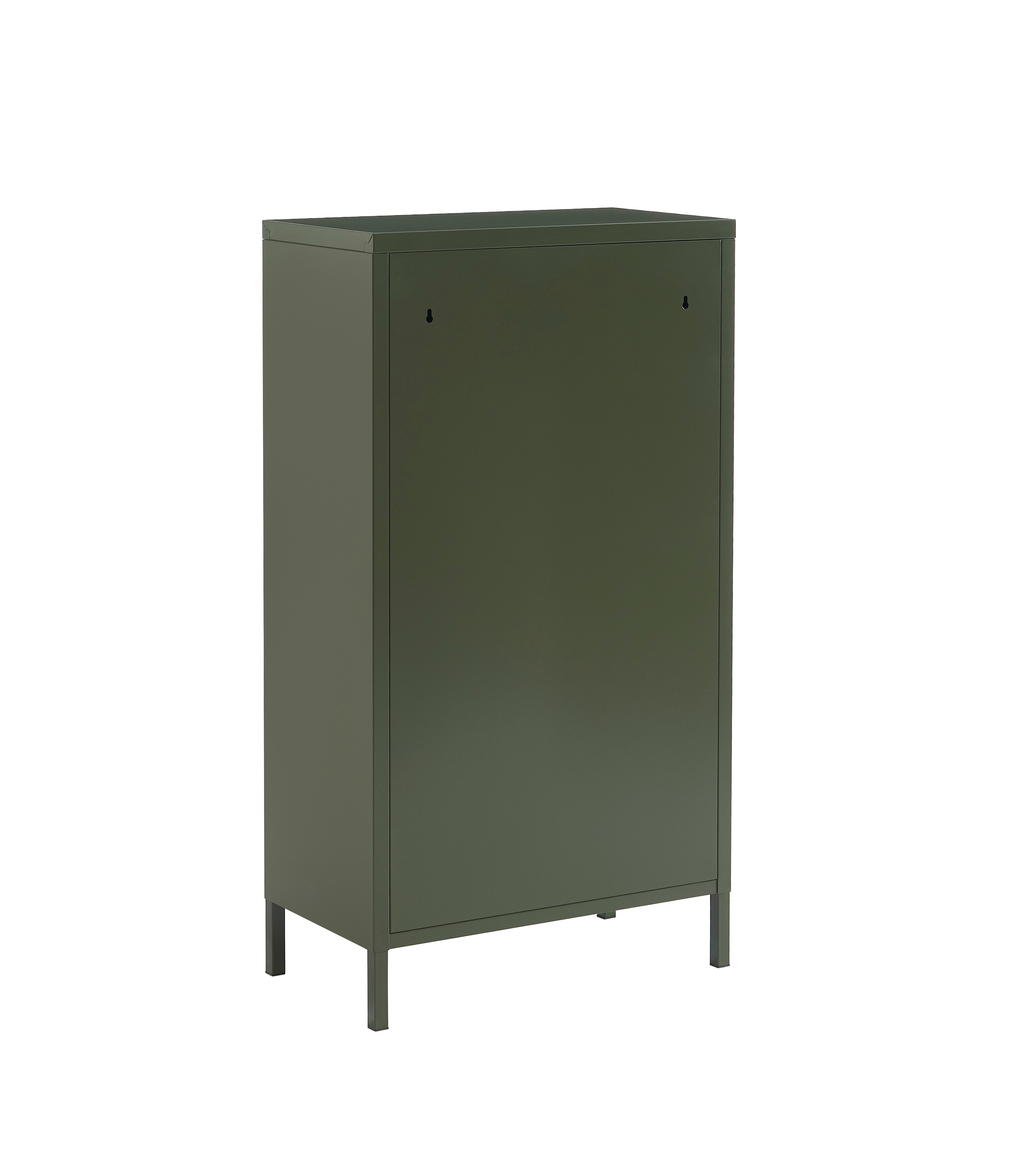 PANTONE® Metal Shoe Cabinet – Olive green
