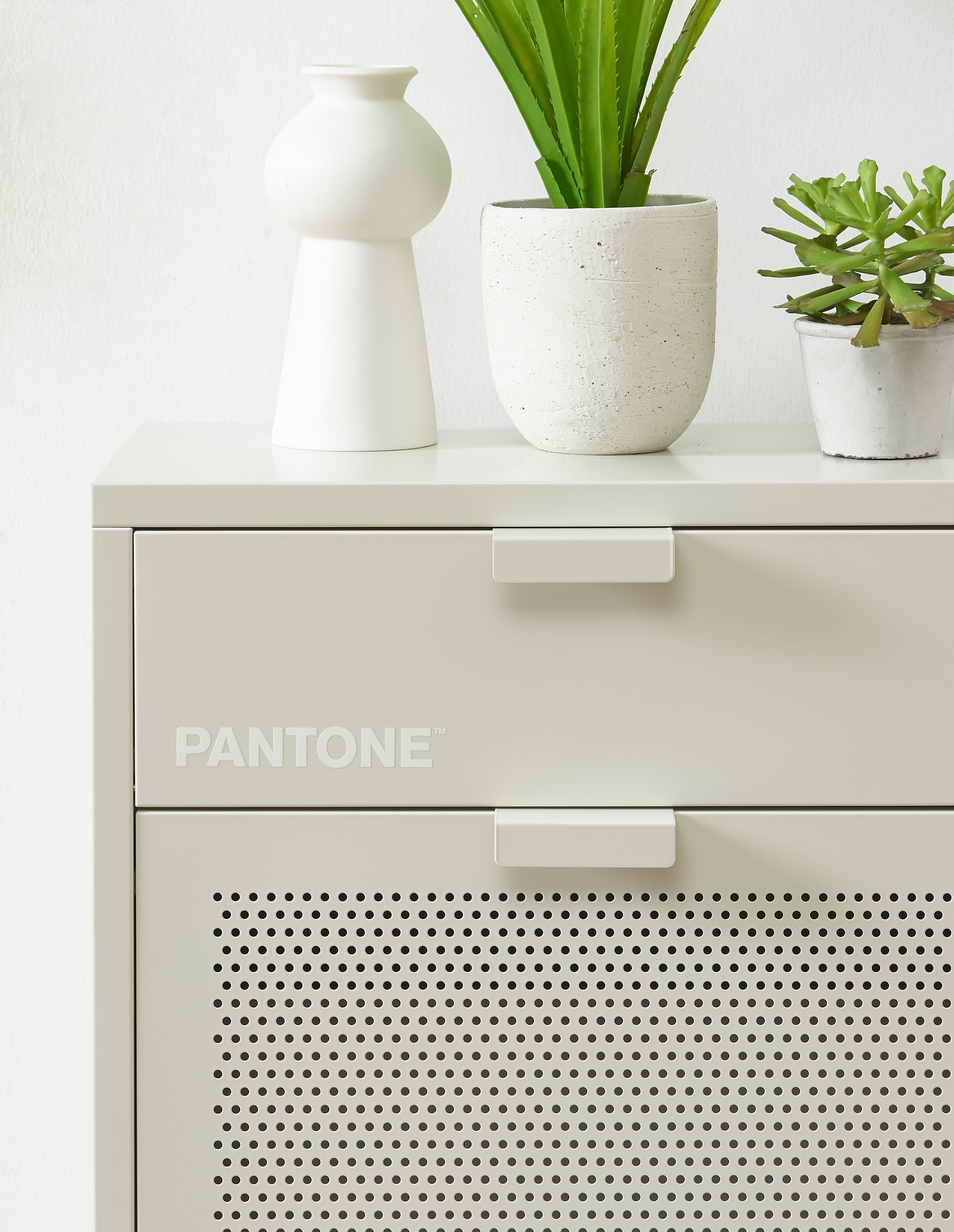 PANTONE® Metal Shoe Cabinet – Sand