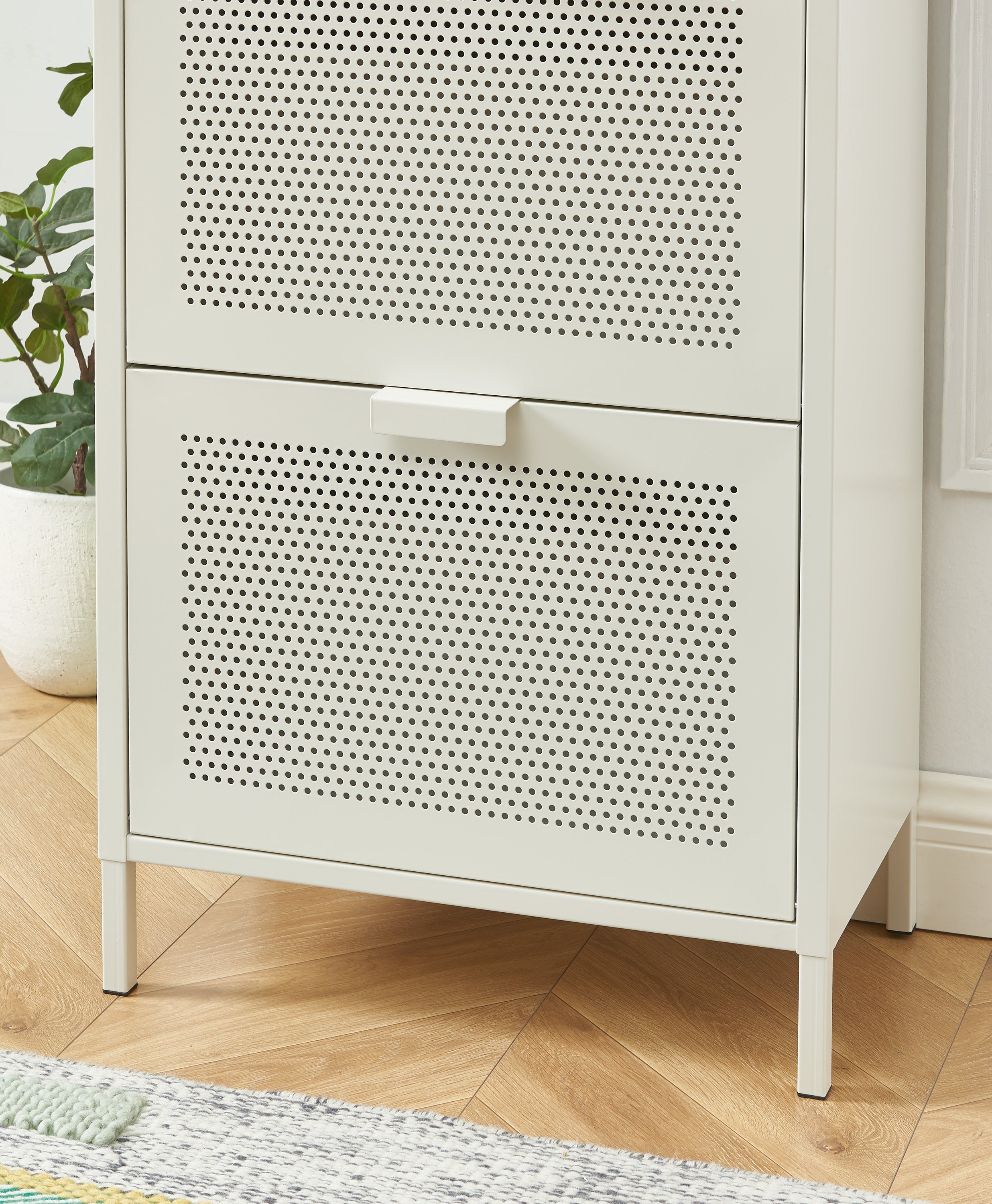 PANTONE® Metal Shoe Cabinet – Sand