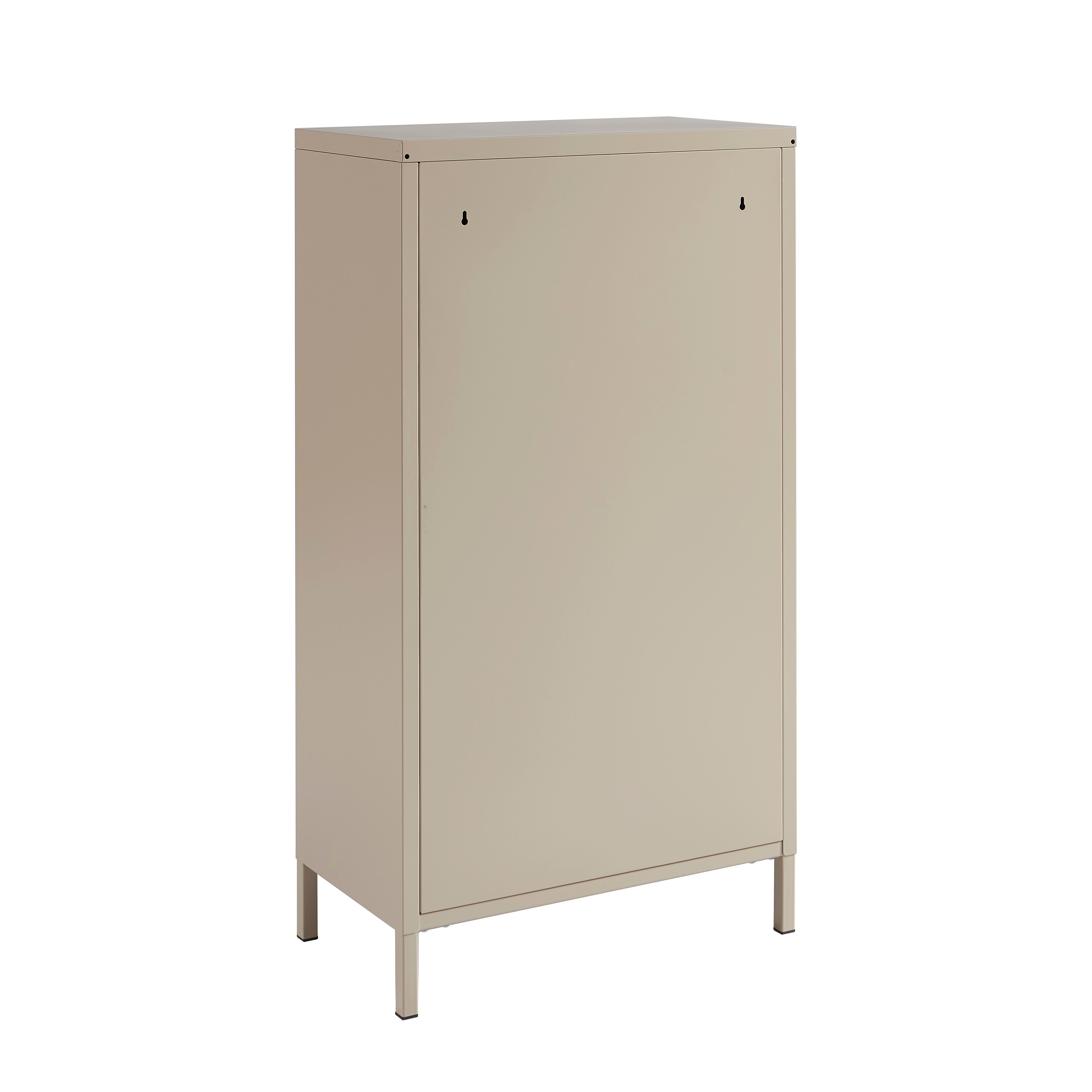 PANTONE® Metal Shoe Cabinet – Taupe