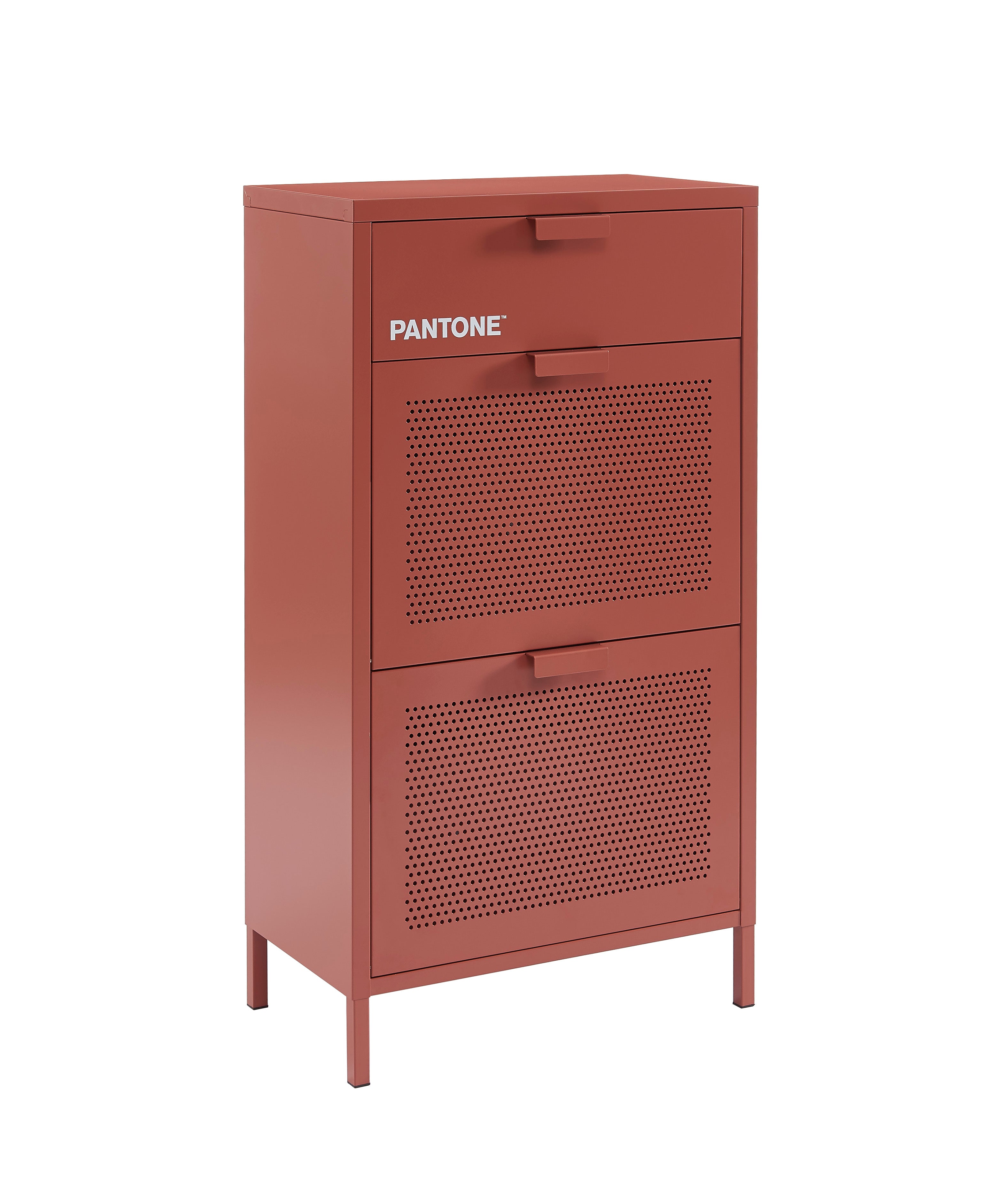 PANTONE® Metal Shoe Cabinet – Terracotta