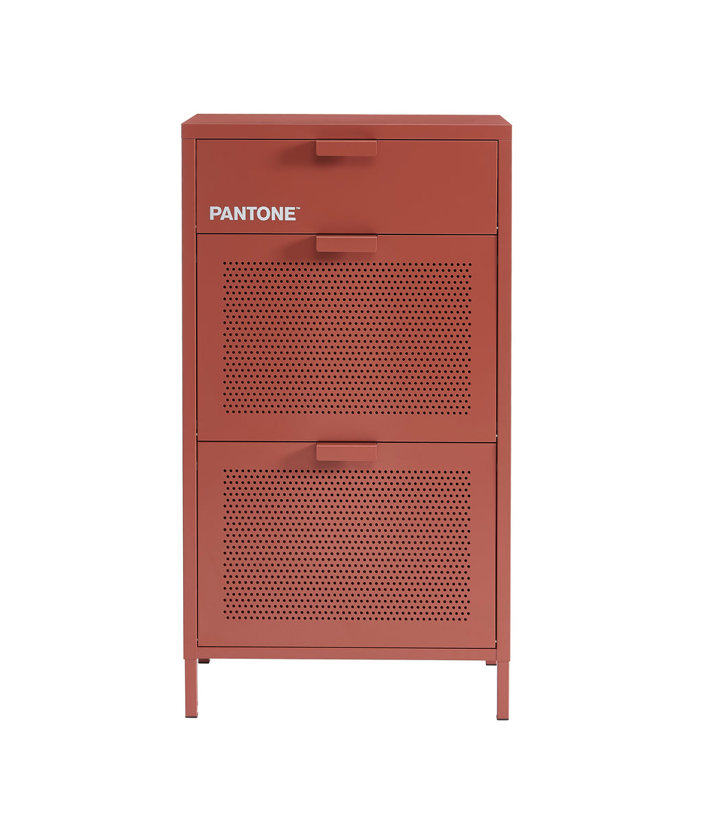 PANTONE® Metal Shoe Cabinet – Terracotta