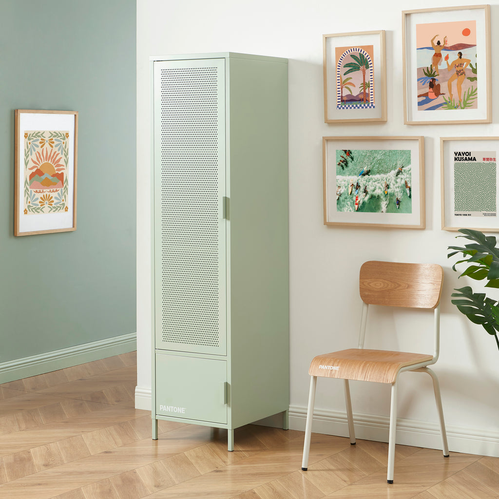 PANTONE® Metal Wardrobe – Almond green