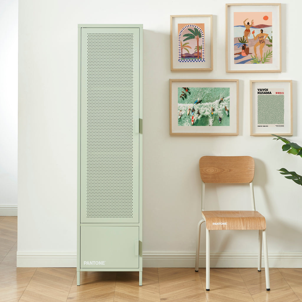 PANTONE® Metal Wardrobe – Almond green