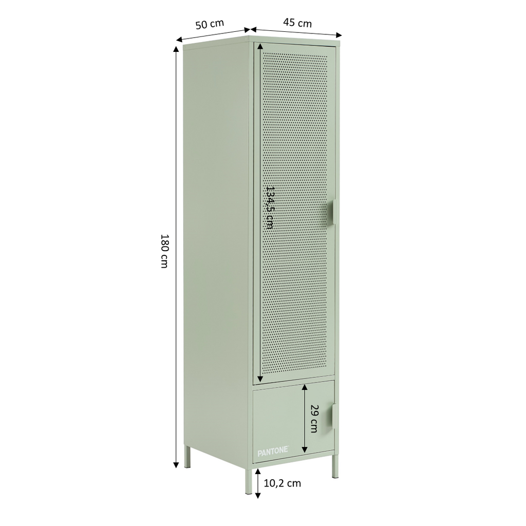 PANTONE® Metal Wardrobe – Almond green