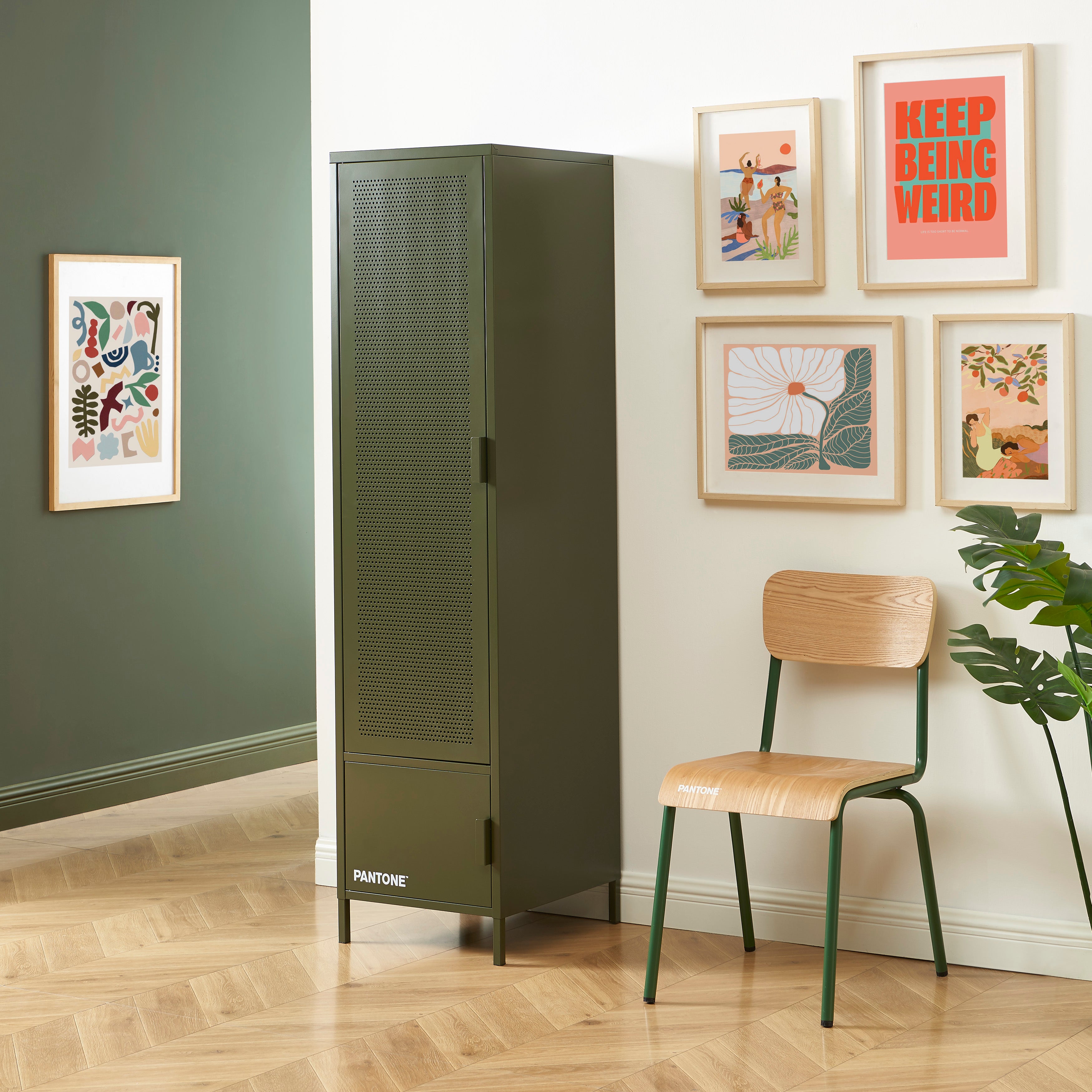 PANTONE® Metal Wardrobe – Olive green
