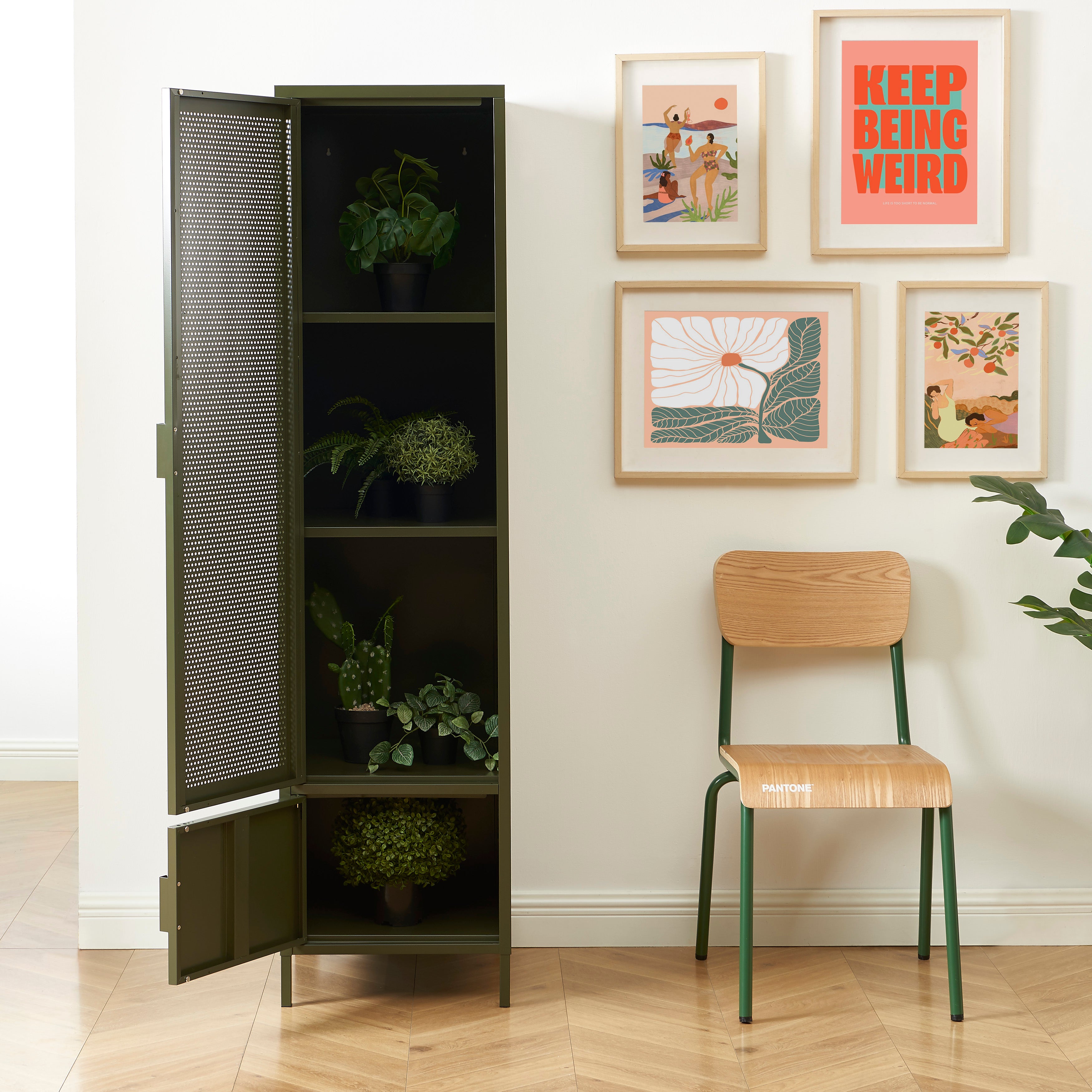 PANTONE® Metal Wardrobe – Olive green