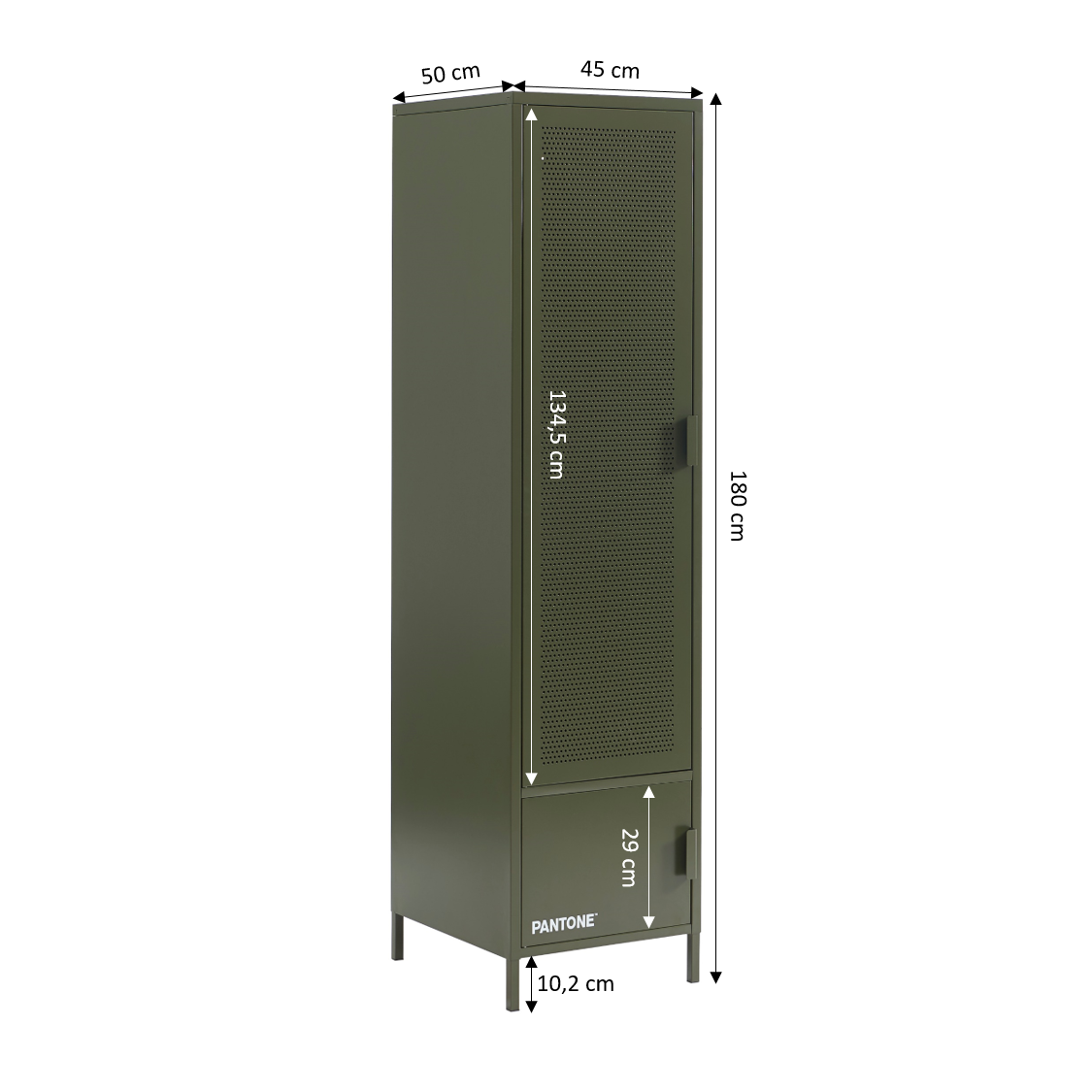 PANTONE® Metal Wardrobe – Olive green