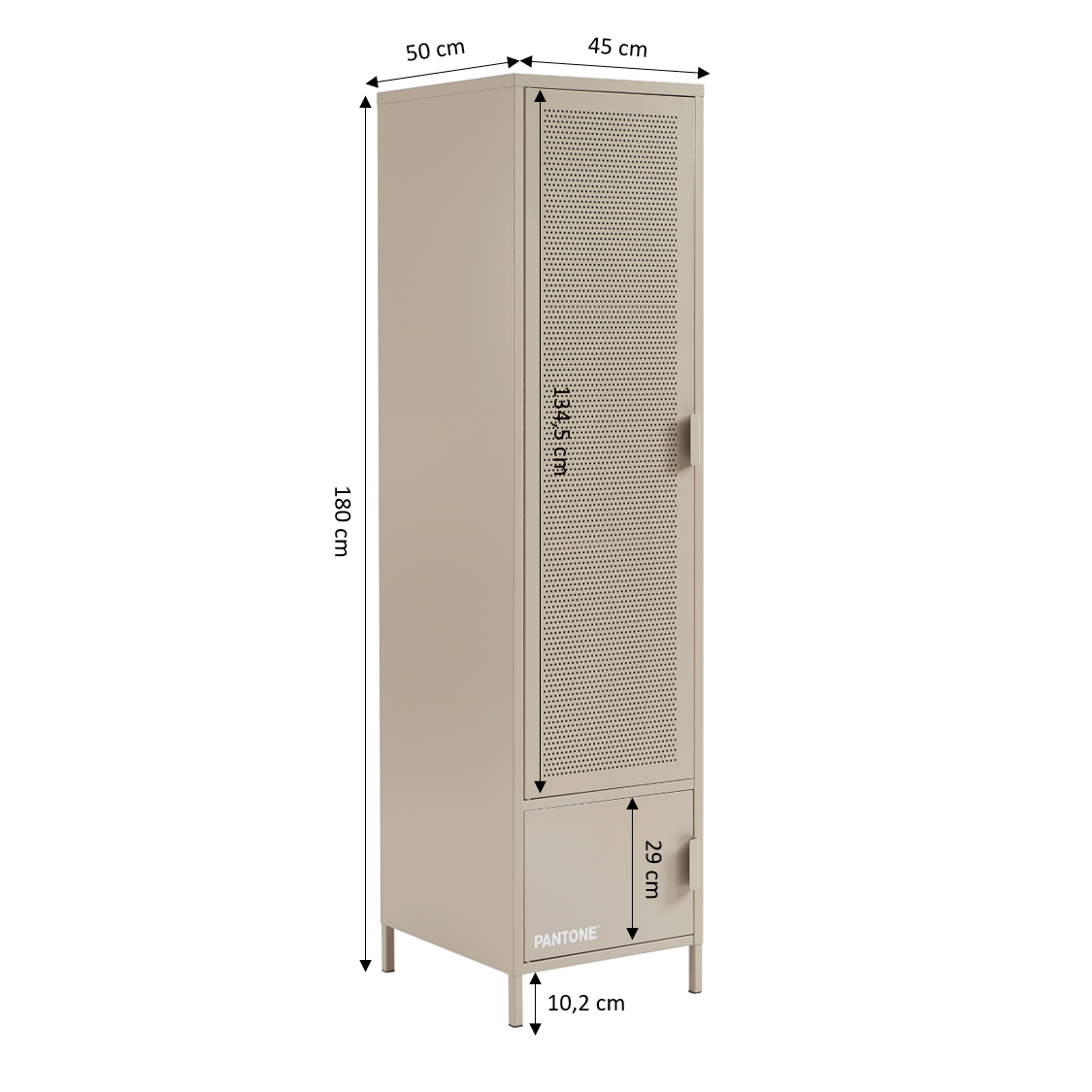 PANTONE® Metal Wardrobe – Taupe