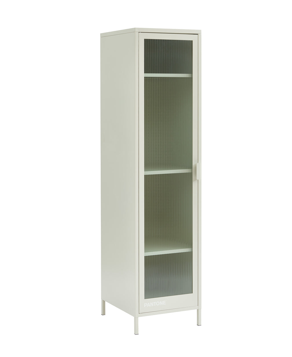 PANTONE® Metal Locker with Fluted Glass Door – Sand