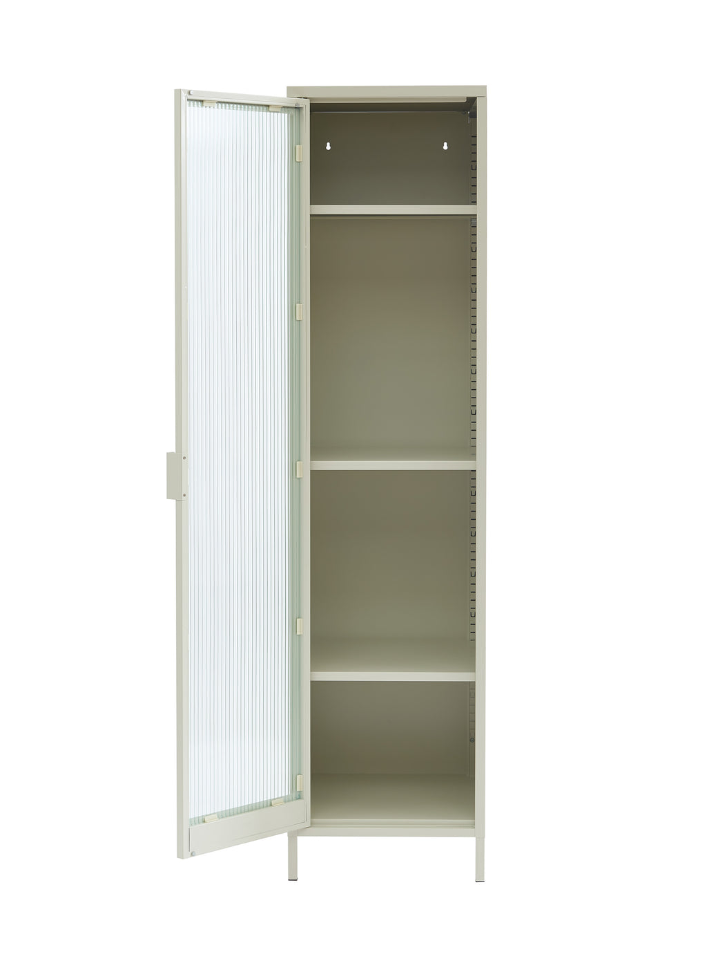 PANTONE® Metal Locker with Fluted Glass Door – Sand