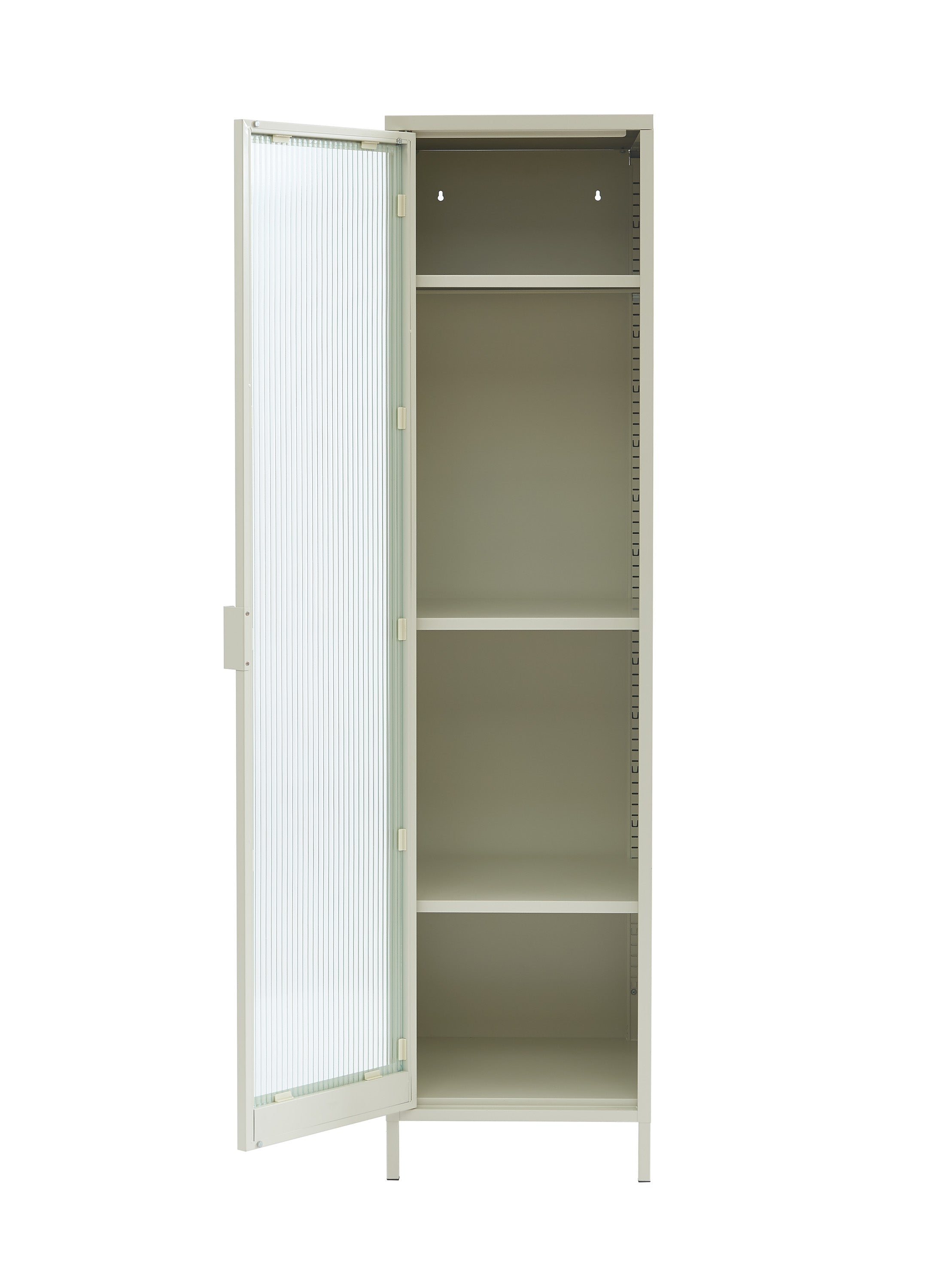 PANTONE® Metal Locker with Fluted Glass Door – Sand