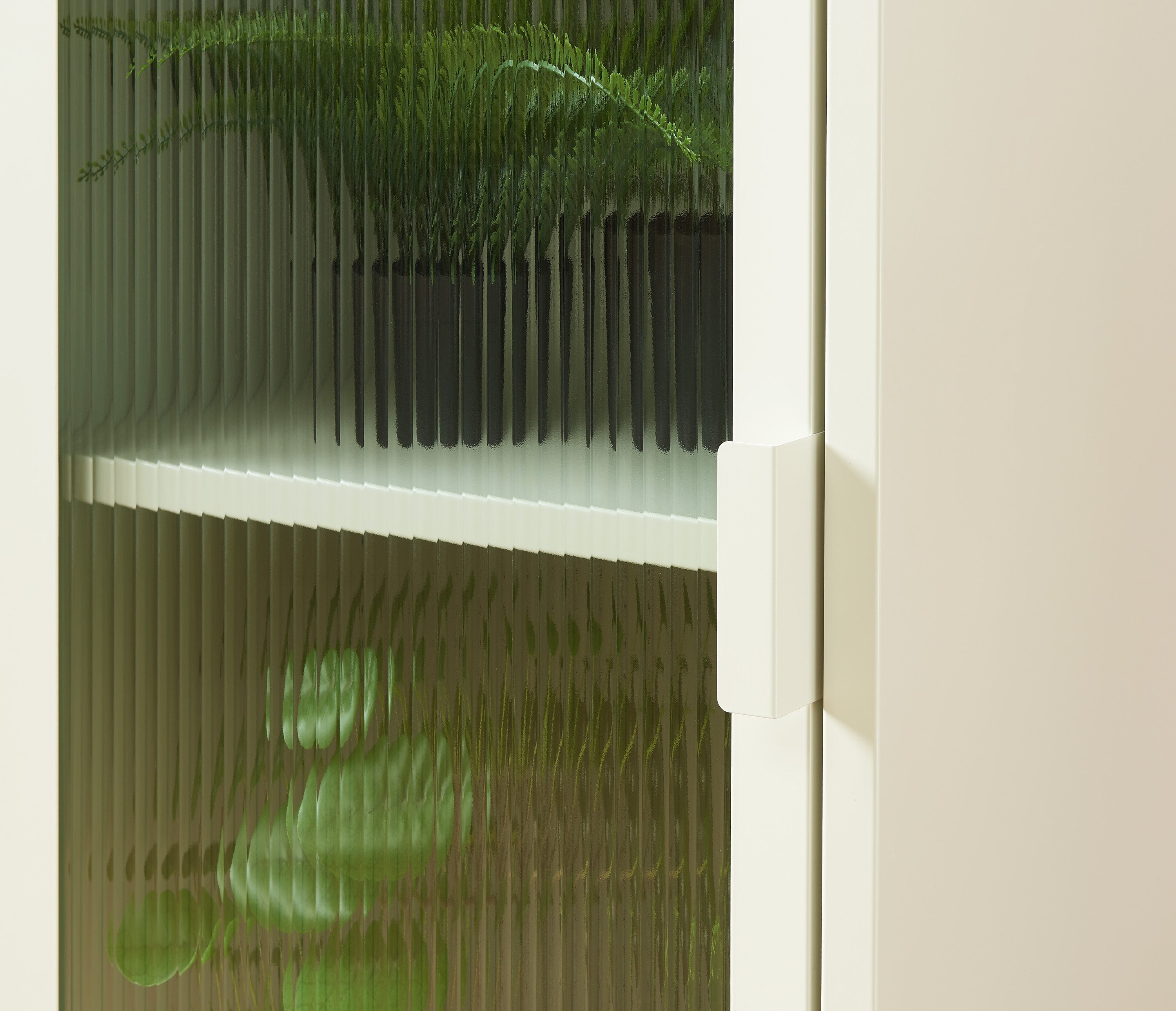 PANTONE® Metal Locker with Fluted Glass Door – Sand