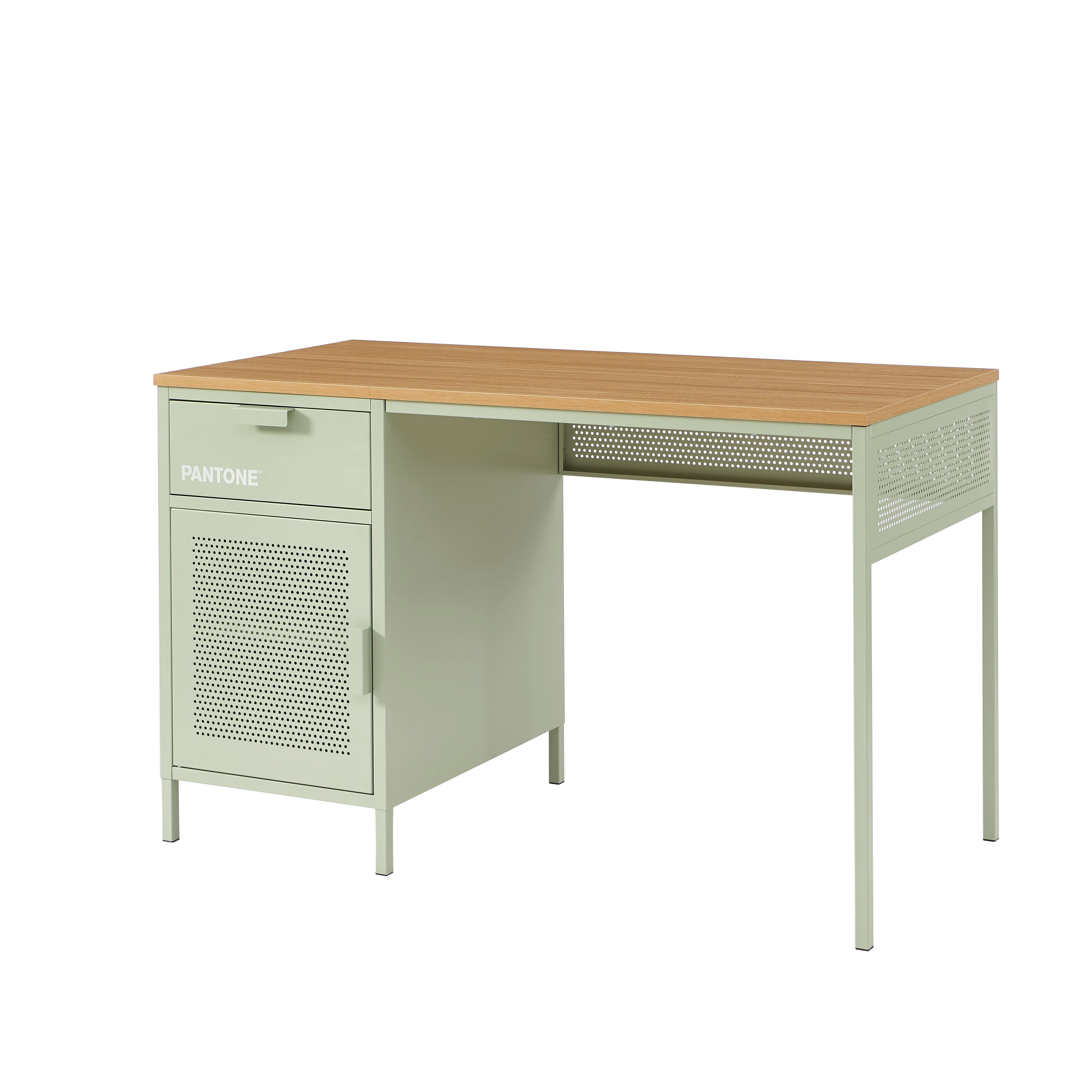 PANTONE® Metal Desk – Almond green