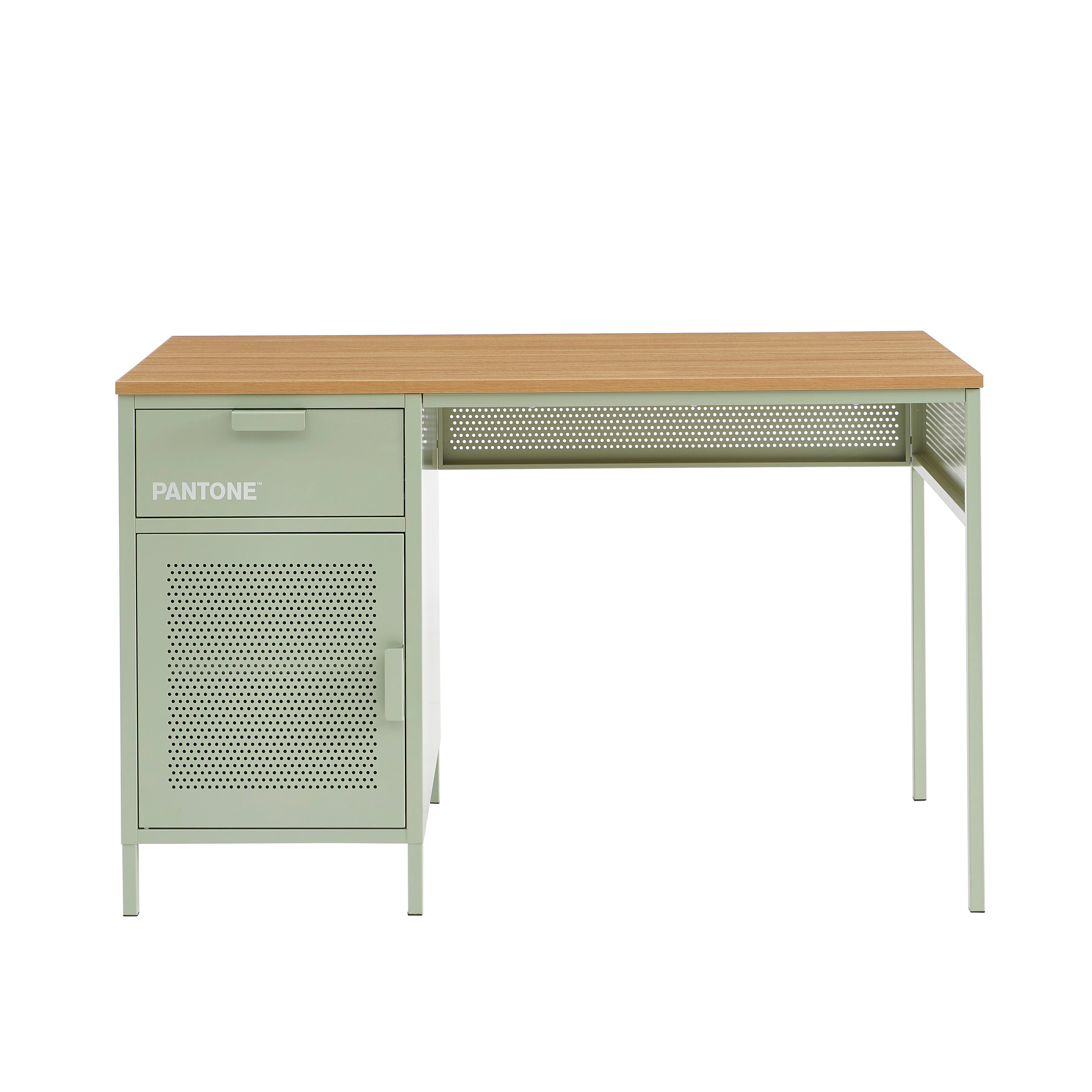 PANTONE® Metal Desk – Almond green