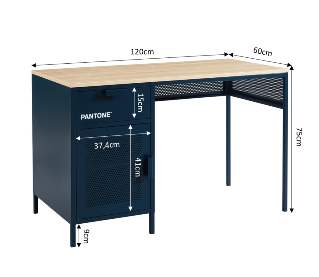PANTONE® Metal Desk – Midnight blue