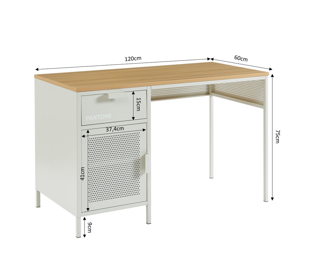 PANTONE® Metal Desk – Sand