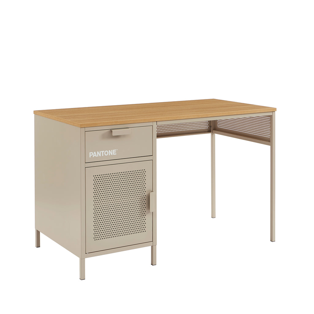 PANTONE® Metal Desk – Taupe