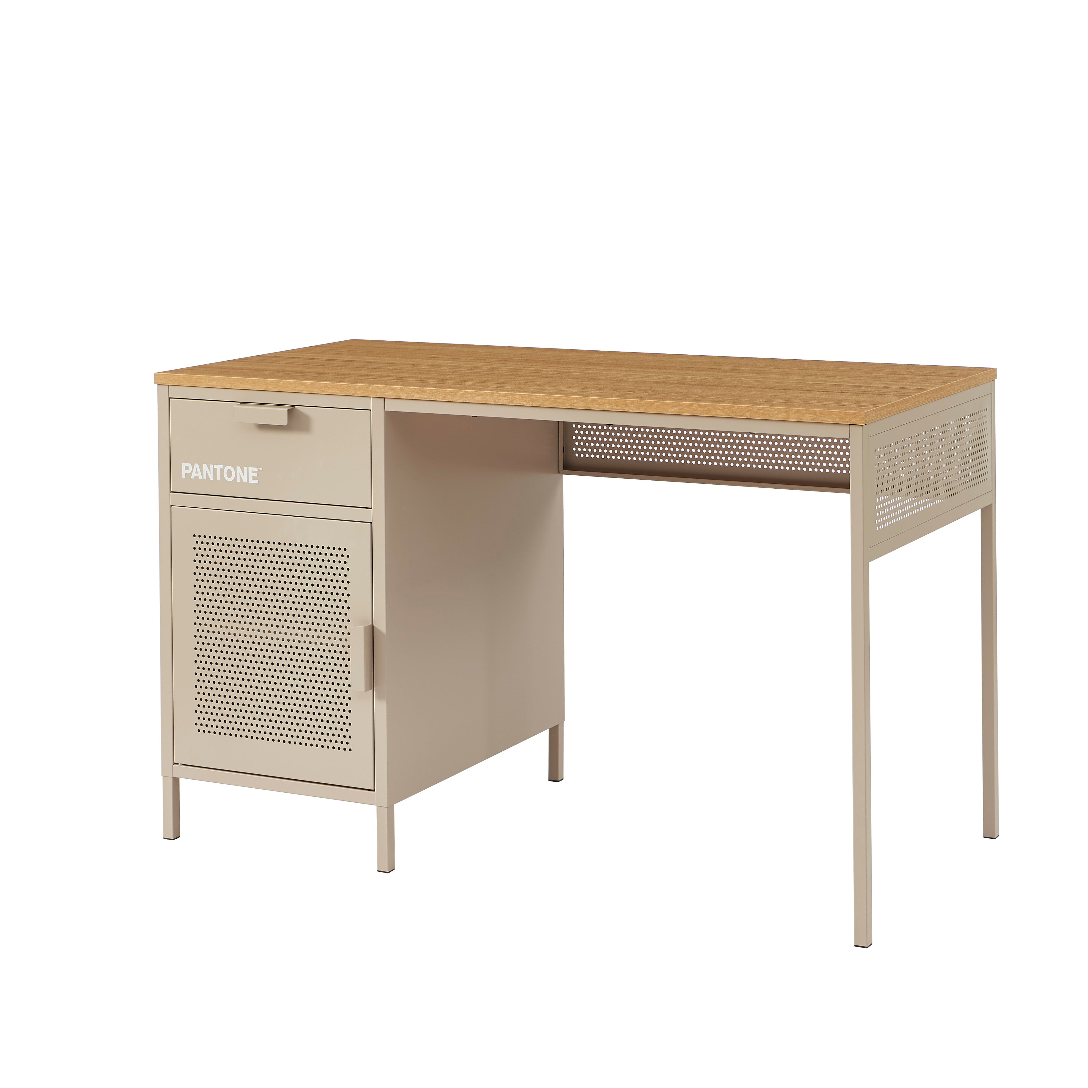 PANTONE® Metal Desk – Taupe