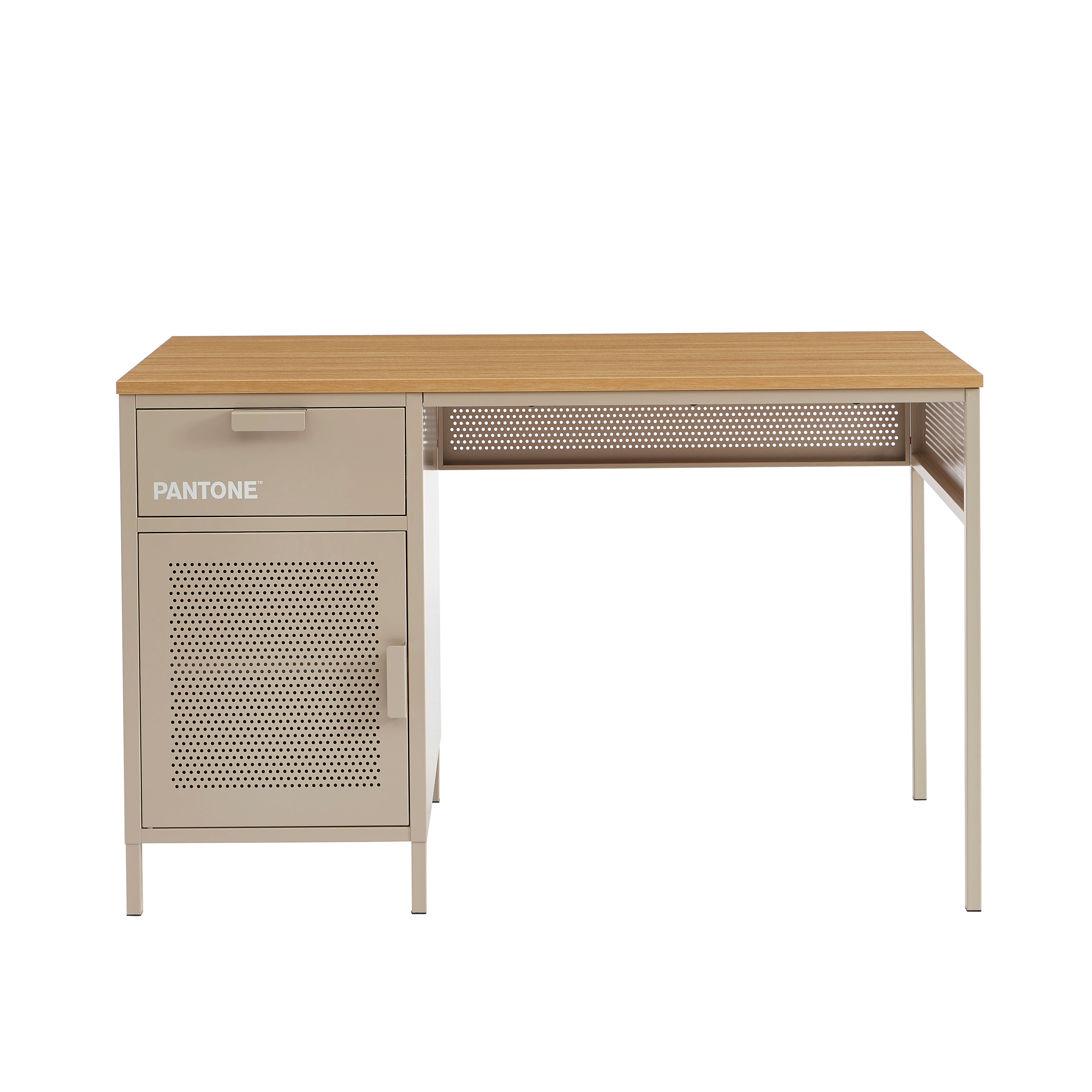PANTONE® Metal Desk – Taupe
