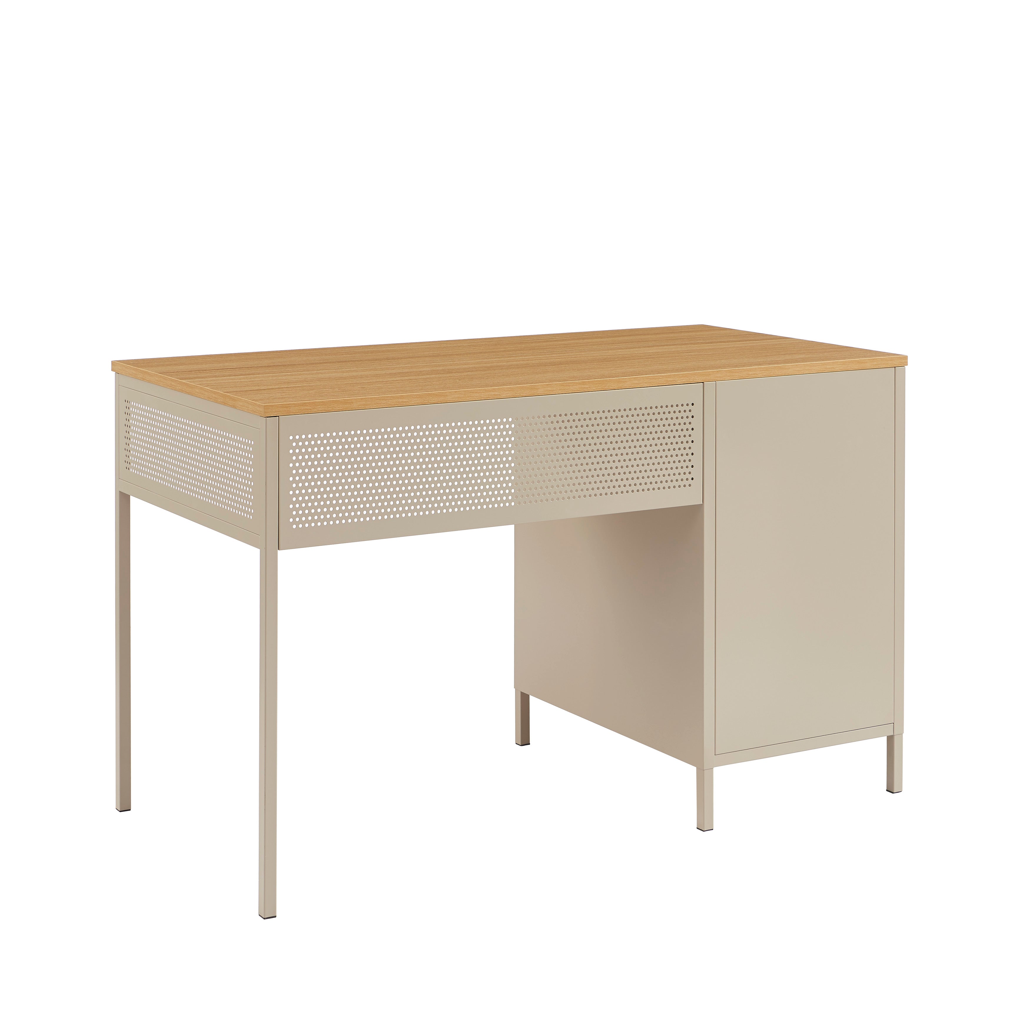 PANTONE® Metal Desk – Taupe