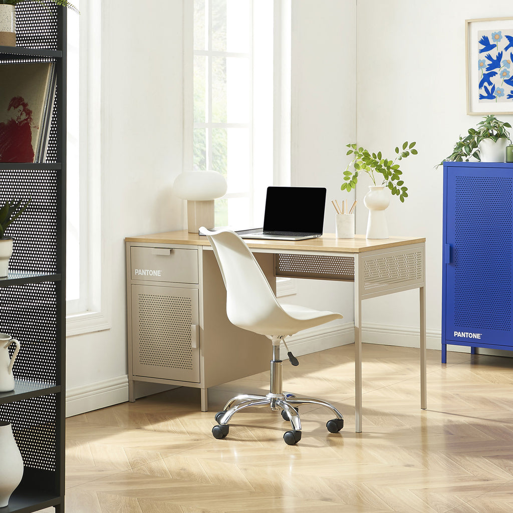PANTONE® Metal Desk – Taupe