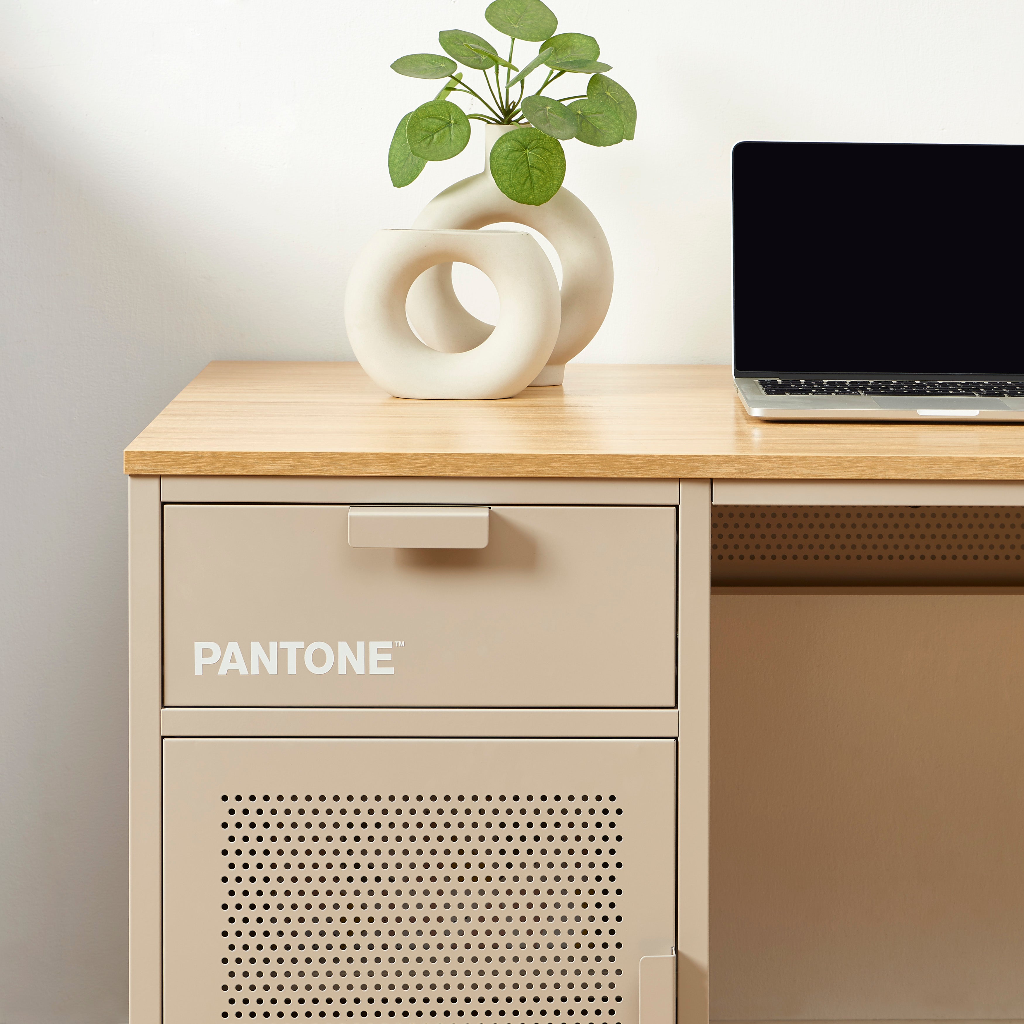PANTONE® Metal Desk – Taupe