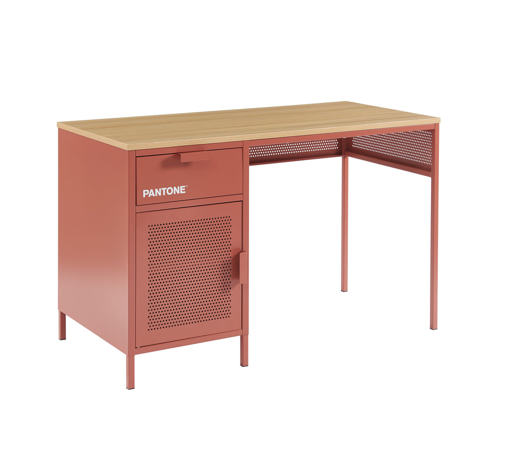 PANTONE® Metal Desk – Terracotta