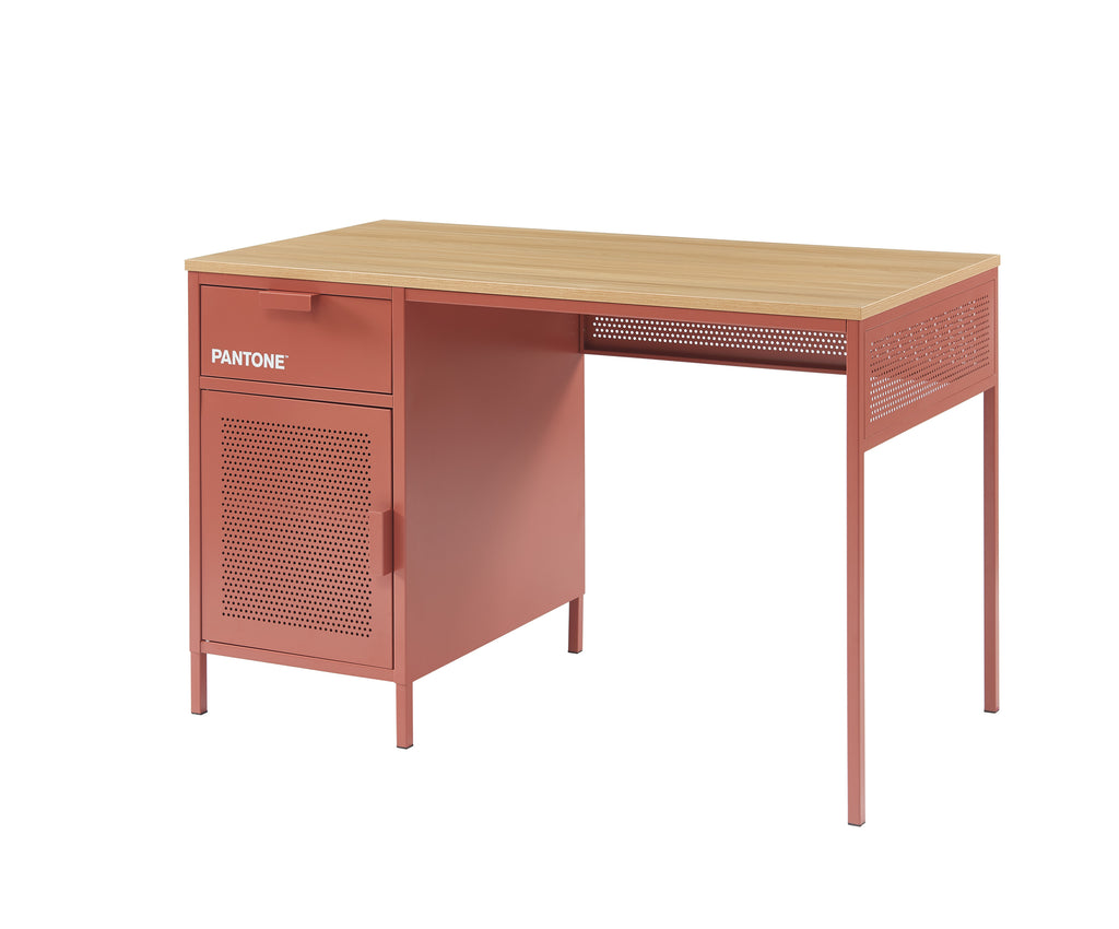 PANTONE® Metal Desk – Terracotta