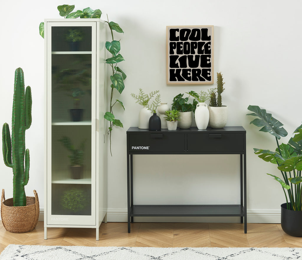PANTONE® Metal Console Table – Anthracite