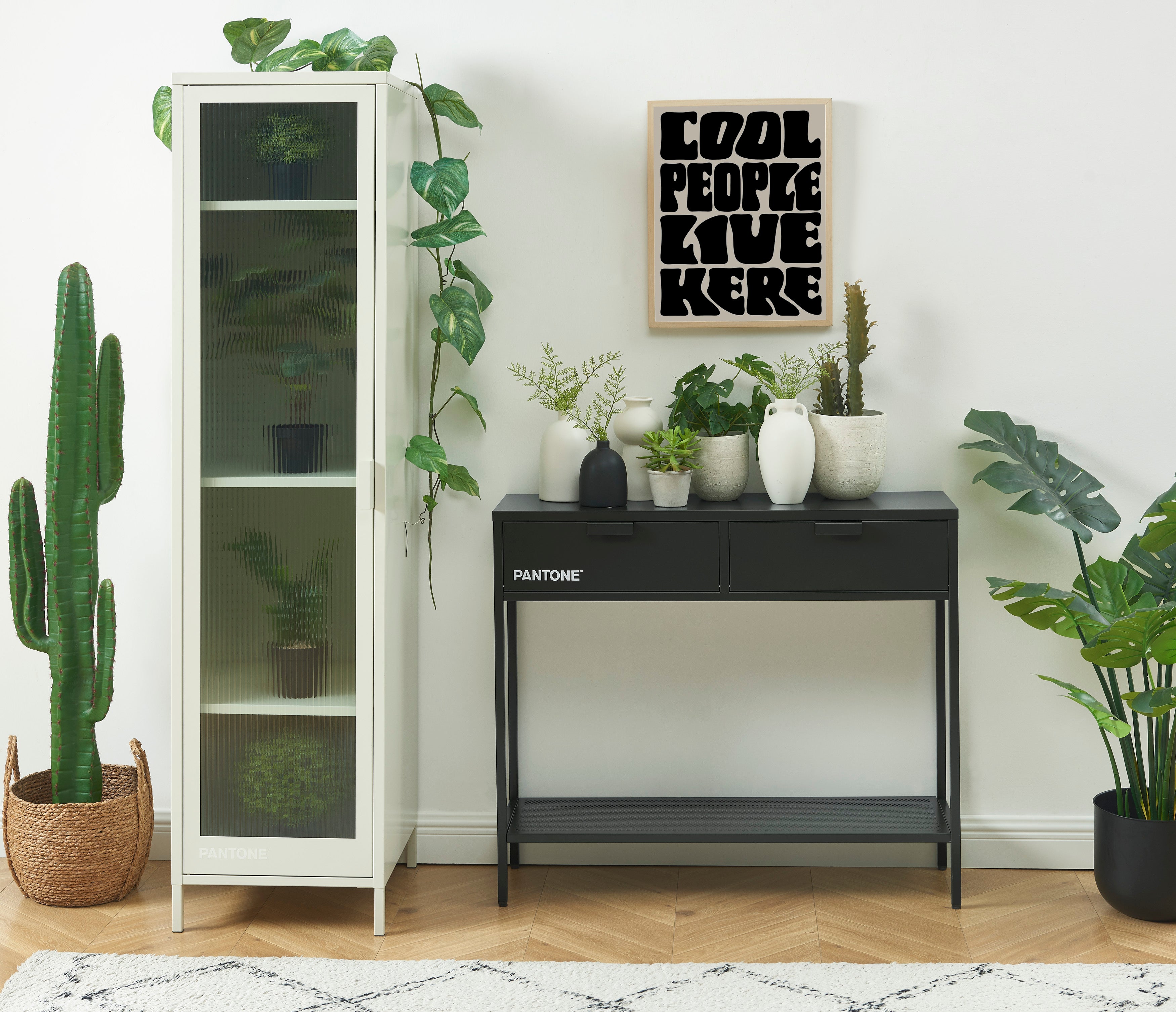 PANTONE® Metal Console Table – Anthracite